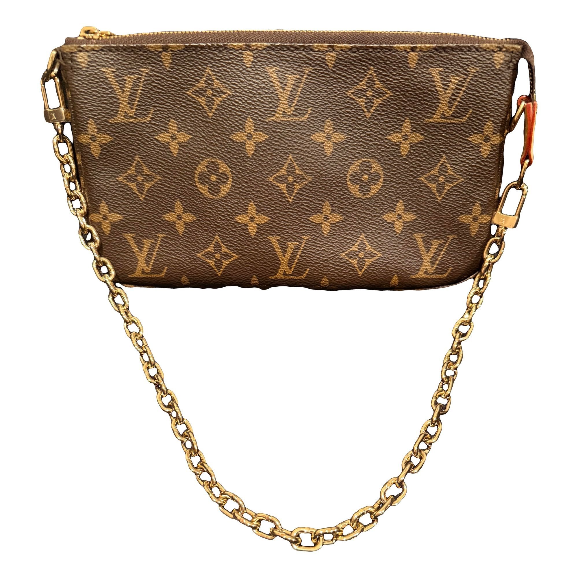 Pochette Accessoire leather handbag