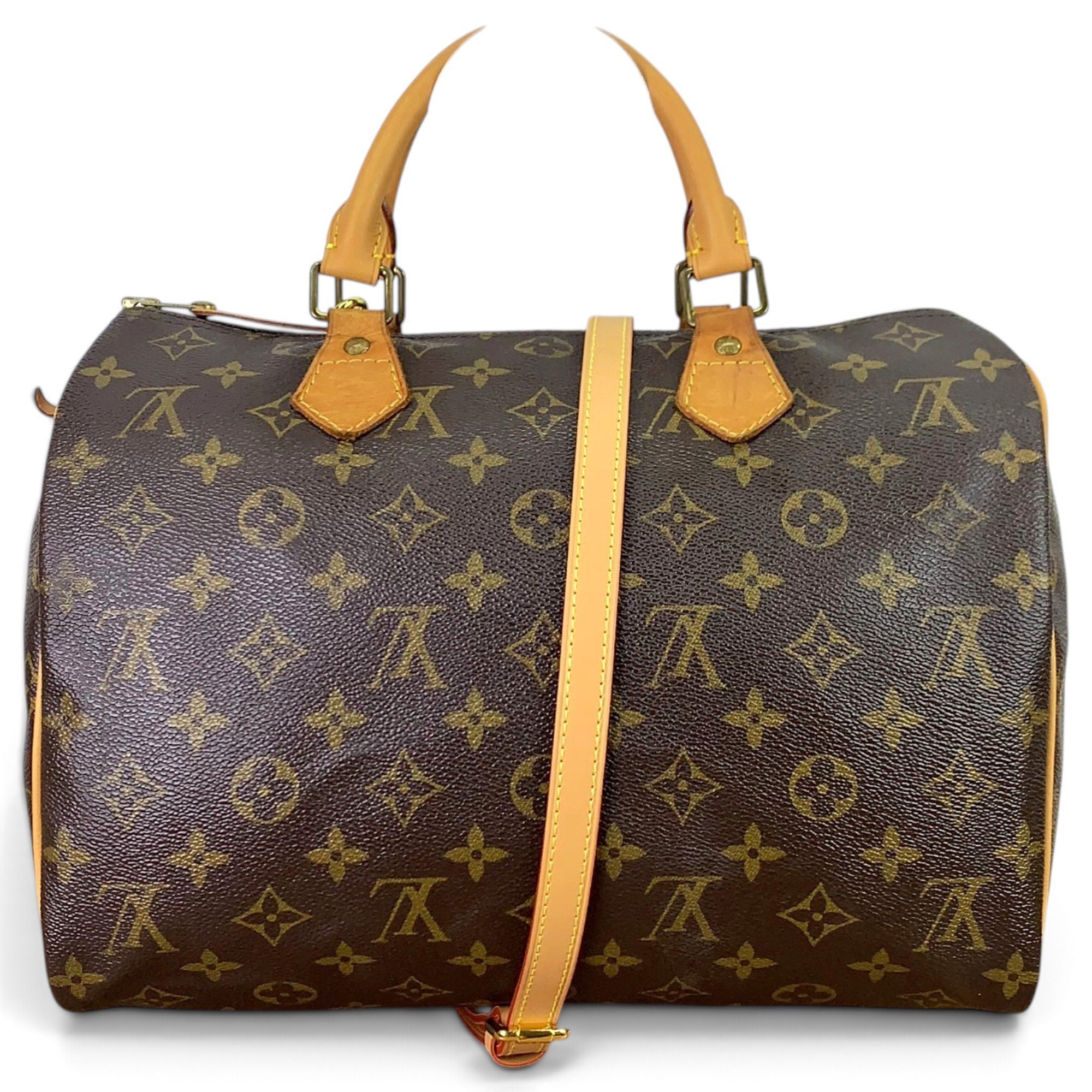 Speedy leather crossbody bag