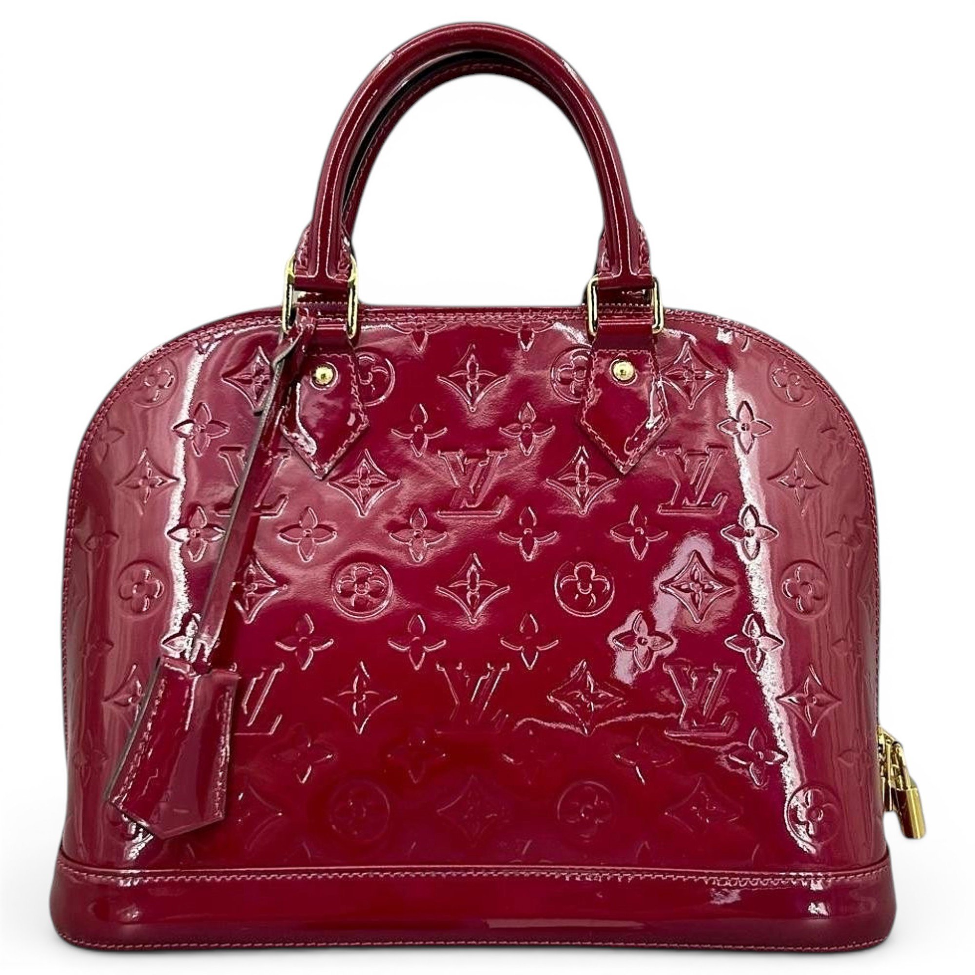 Alma patent leather handbag