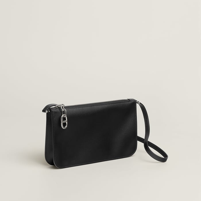 Noir Zipengo Chaine d'Ancre to Go Pouch