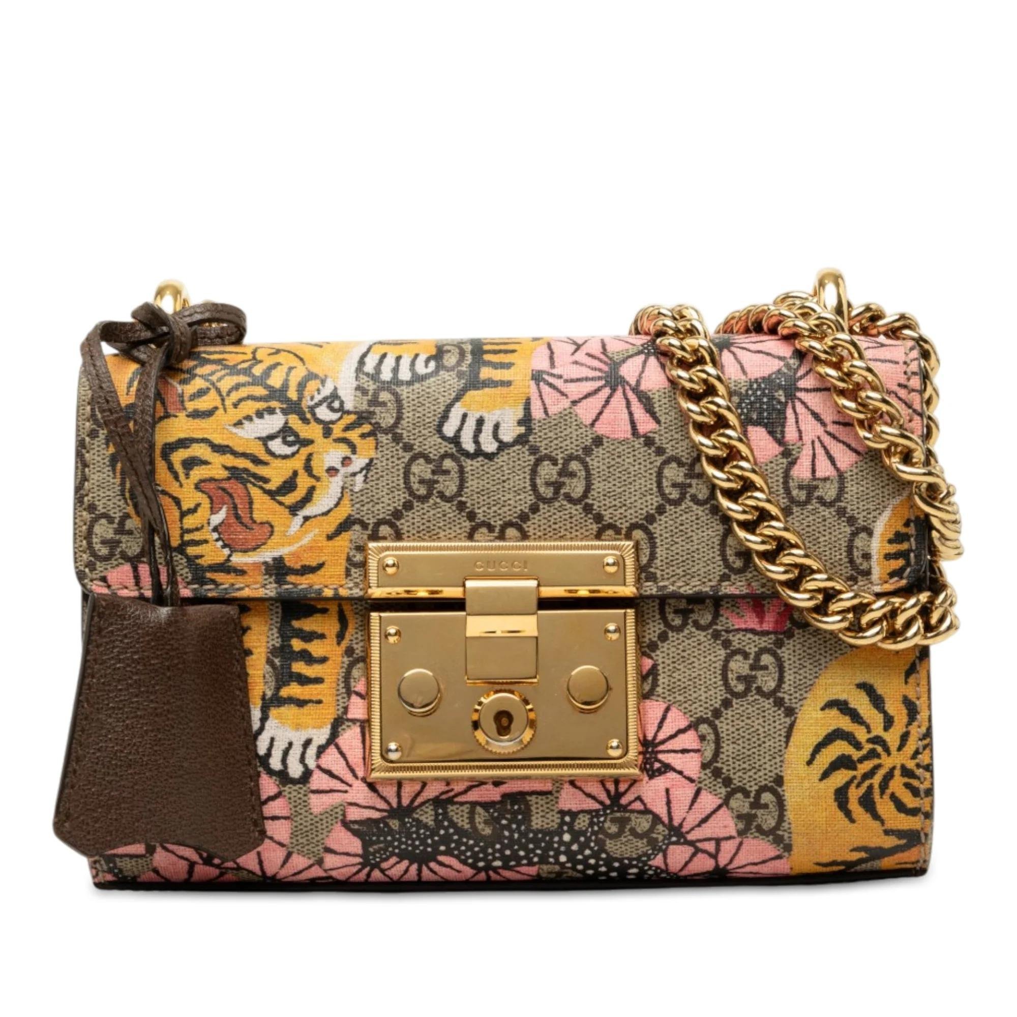 Padlock cloth crossbody bag