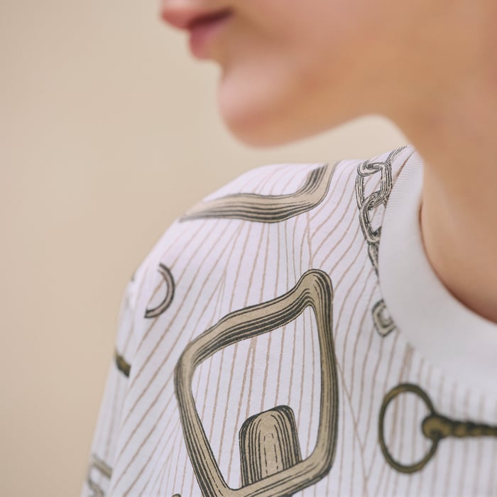 ブラン・ナチュレル ボクシーtシャツ 《カレイドスコープ・エフェクト》