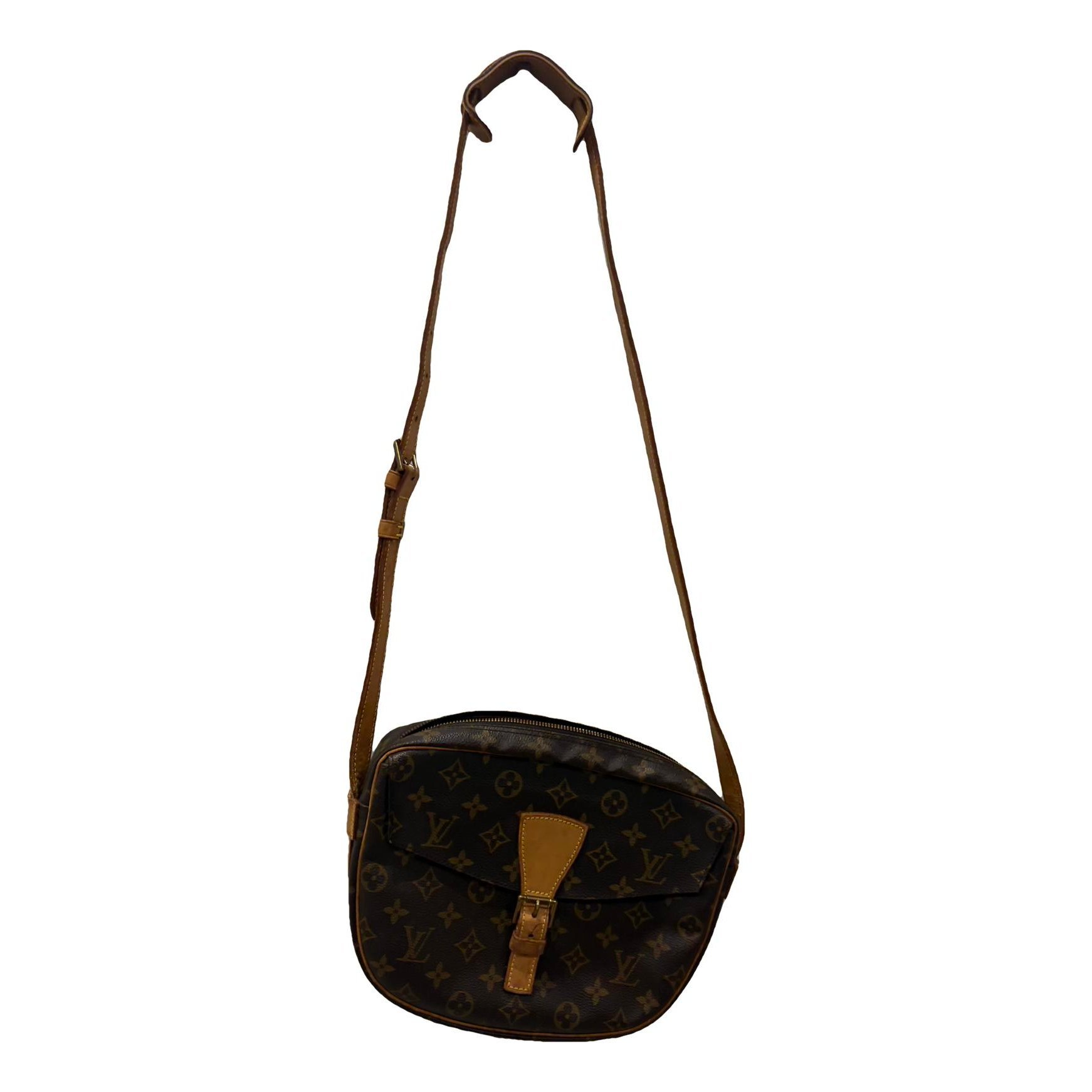 Jeune fille leather crossbody bag