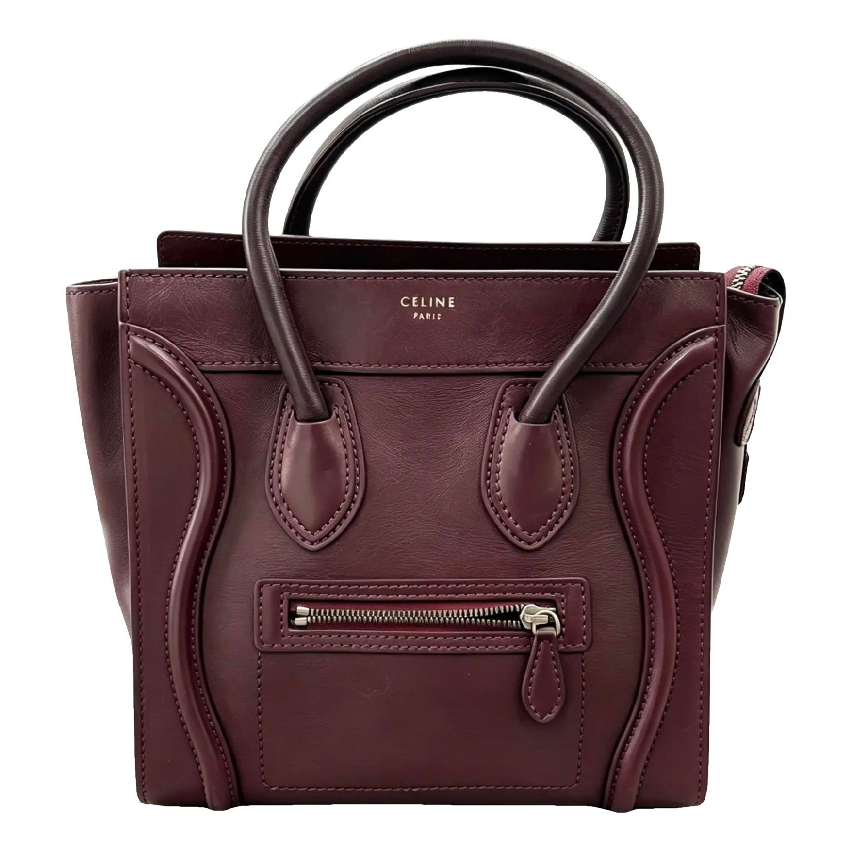 Luggage leather handbag