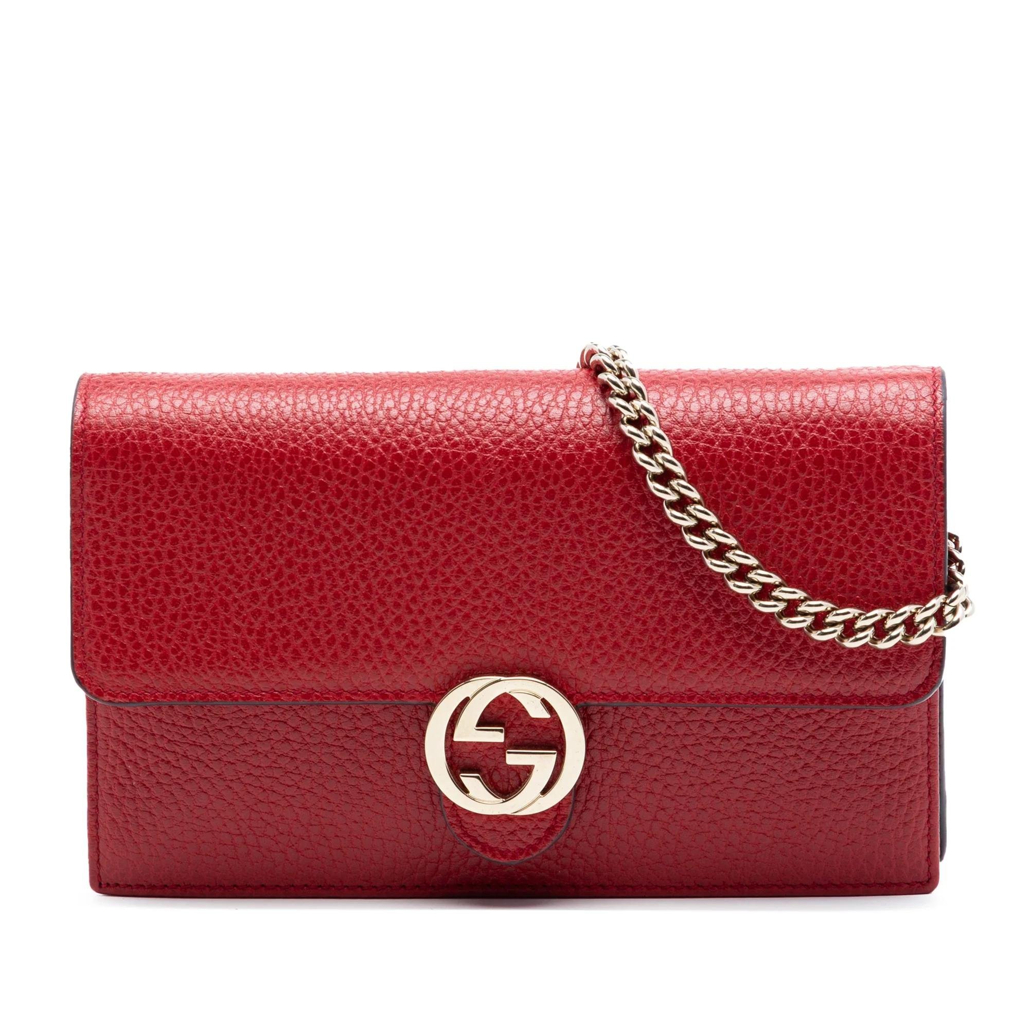 Interlocking pony-style calfskin handbag