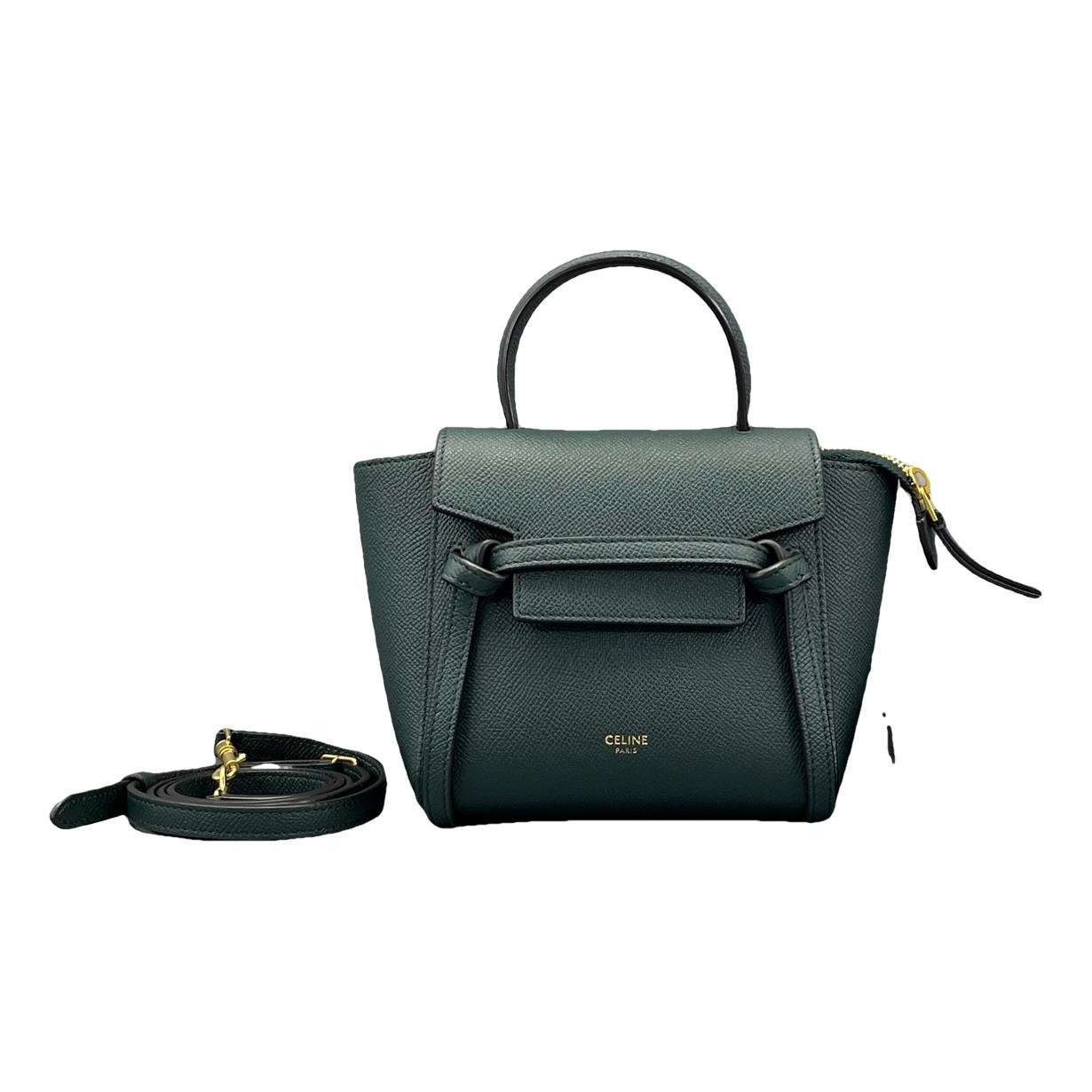 Belt leather handbag