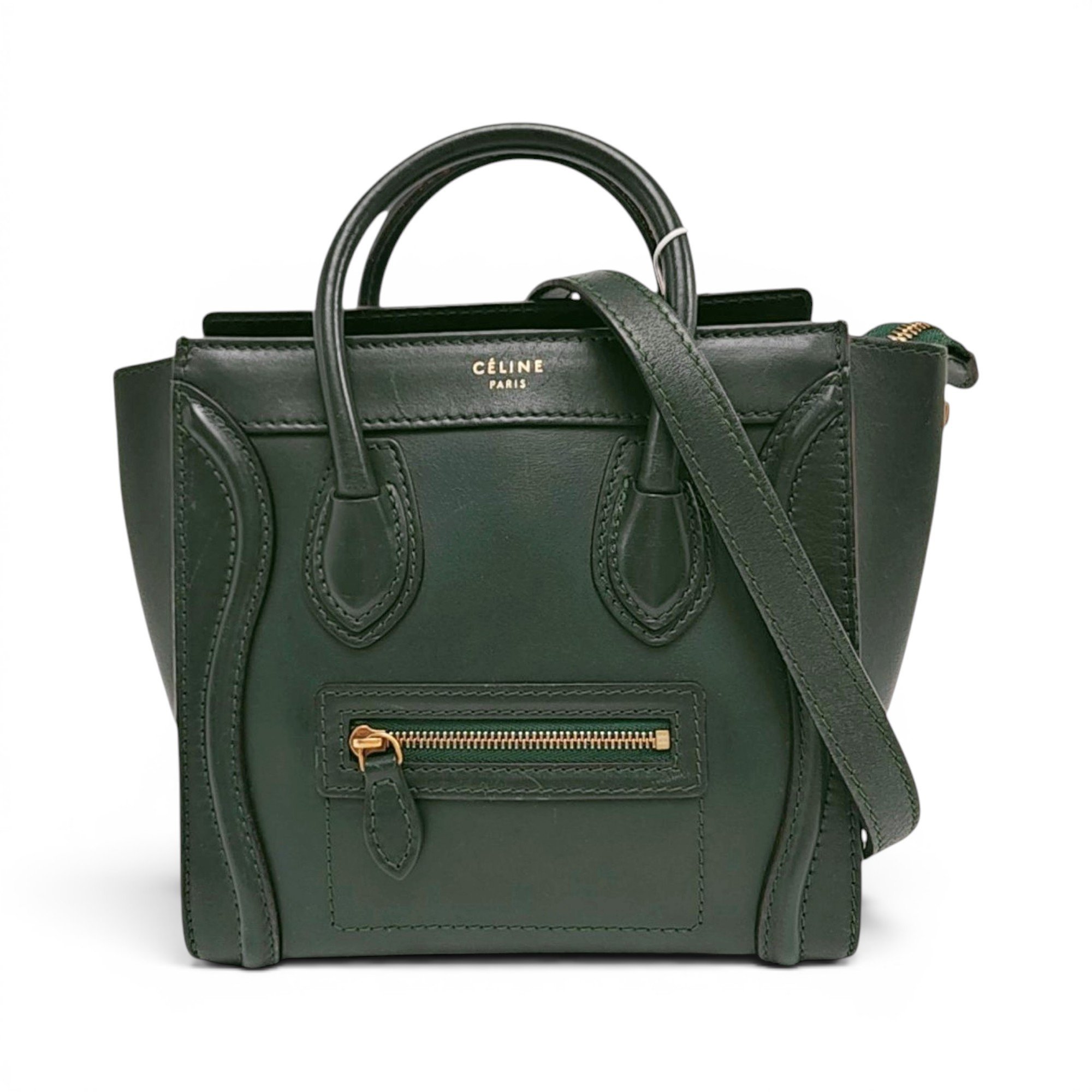 Nano Luggage leather handbag