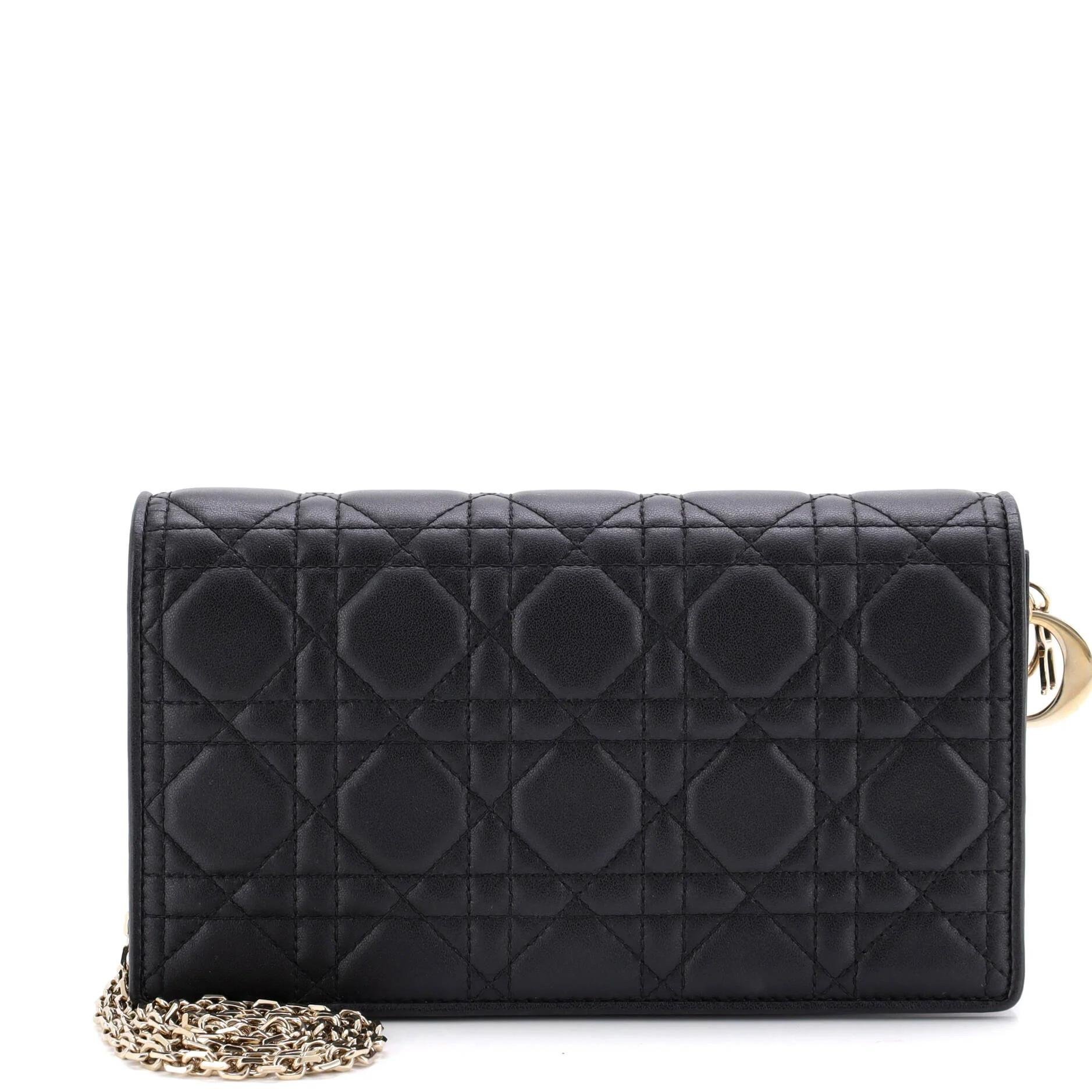 Leather clutch bag