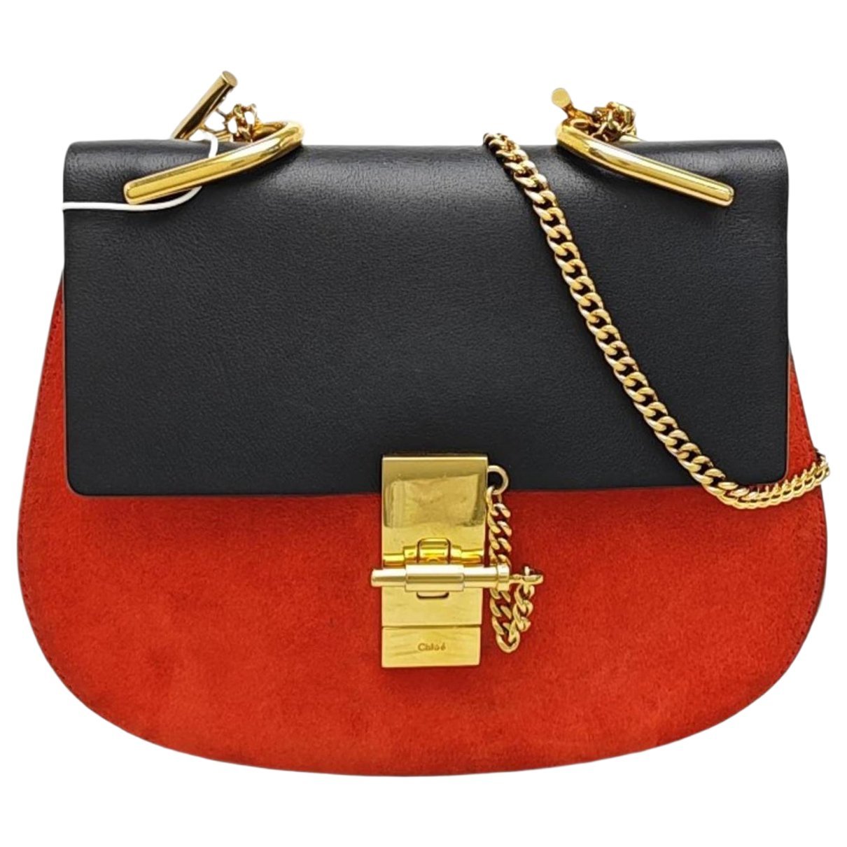 Drew leather handbag