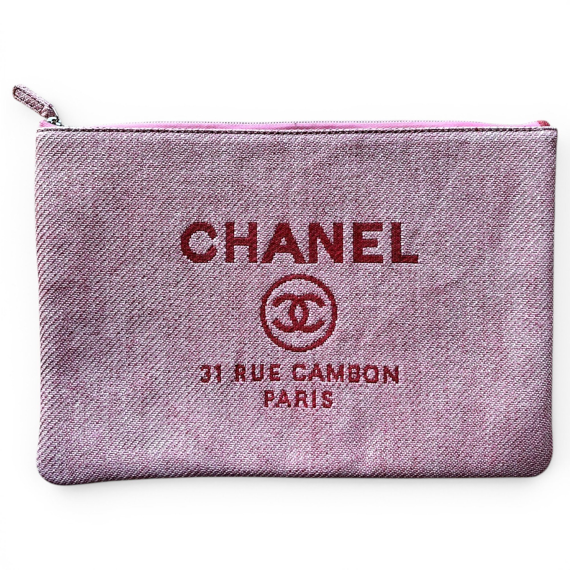 Deauville cloth clutch bag