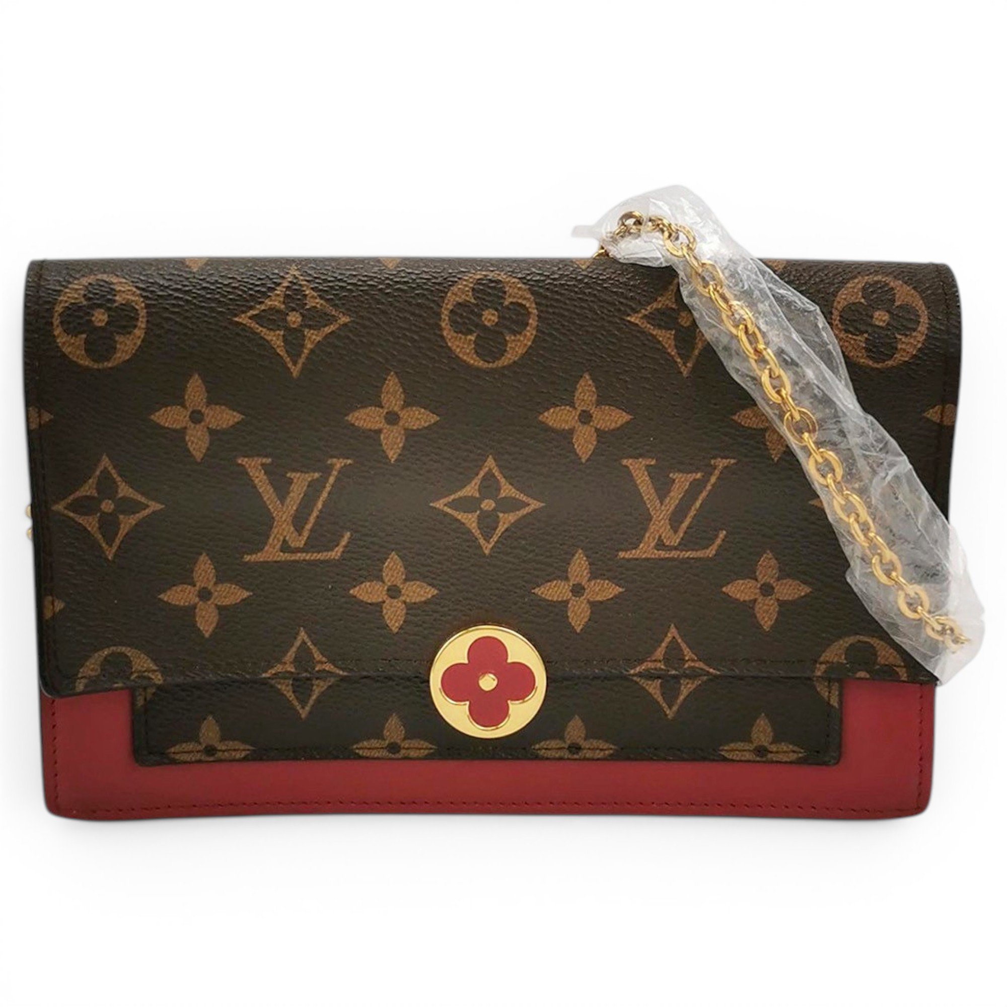 Flore chain leather handbag