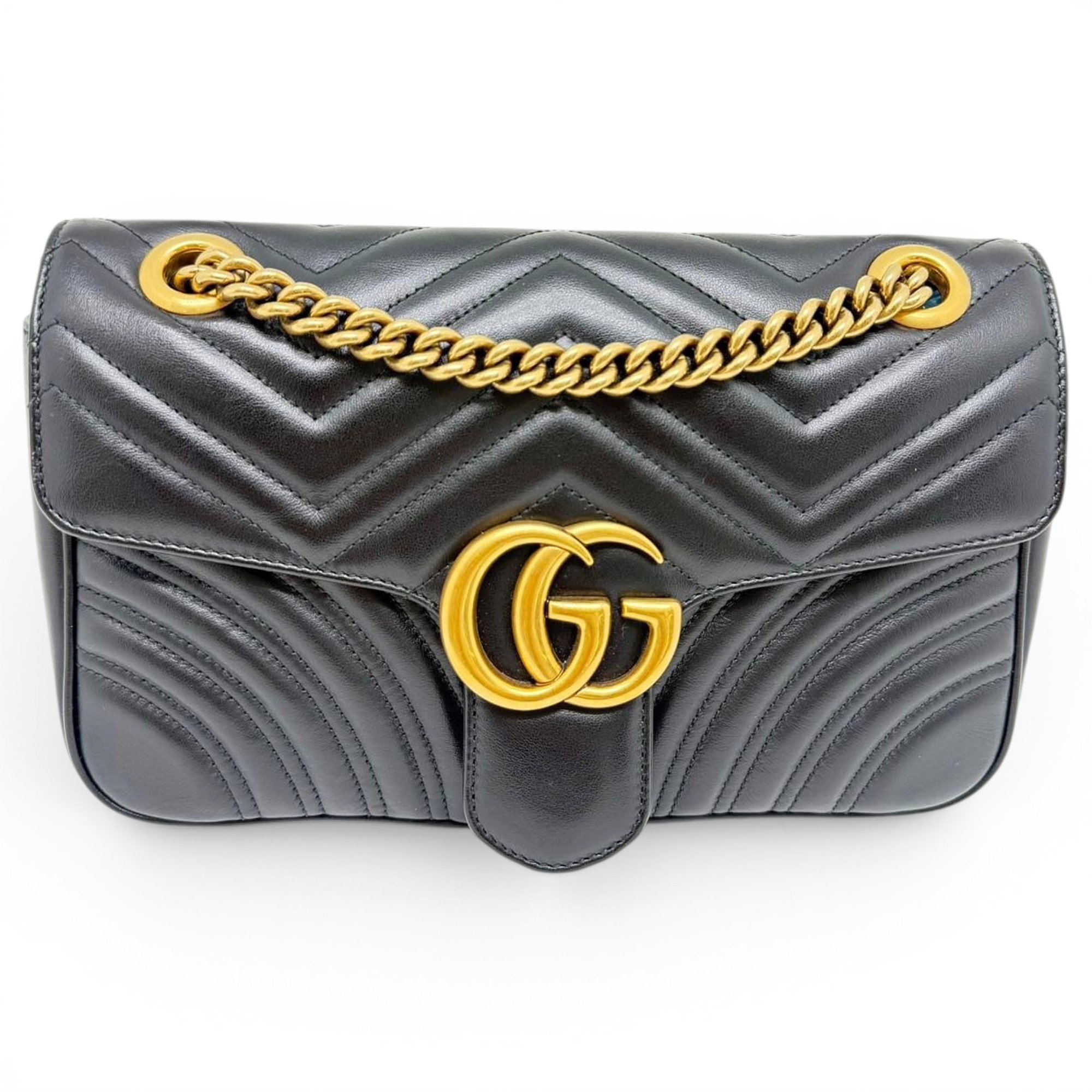 GG Marmont Flap leather crossbody bag