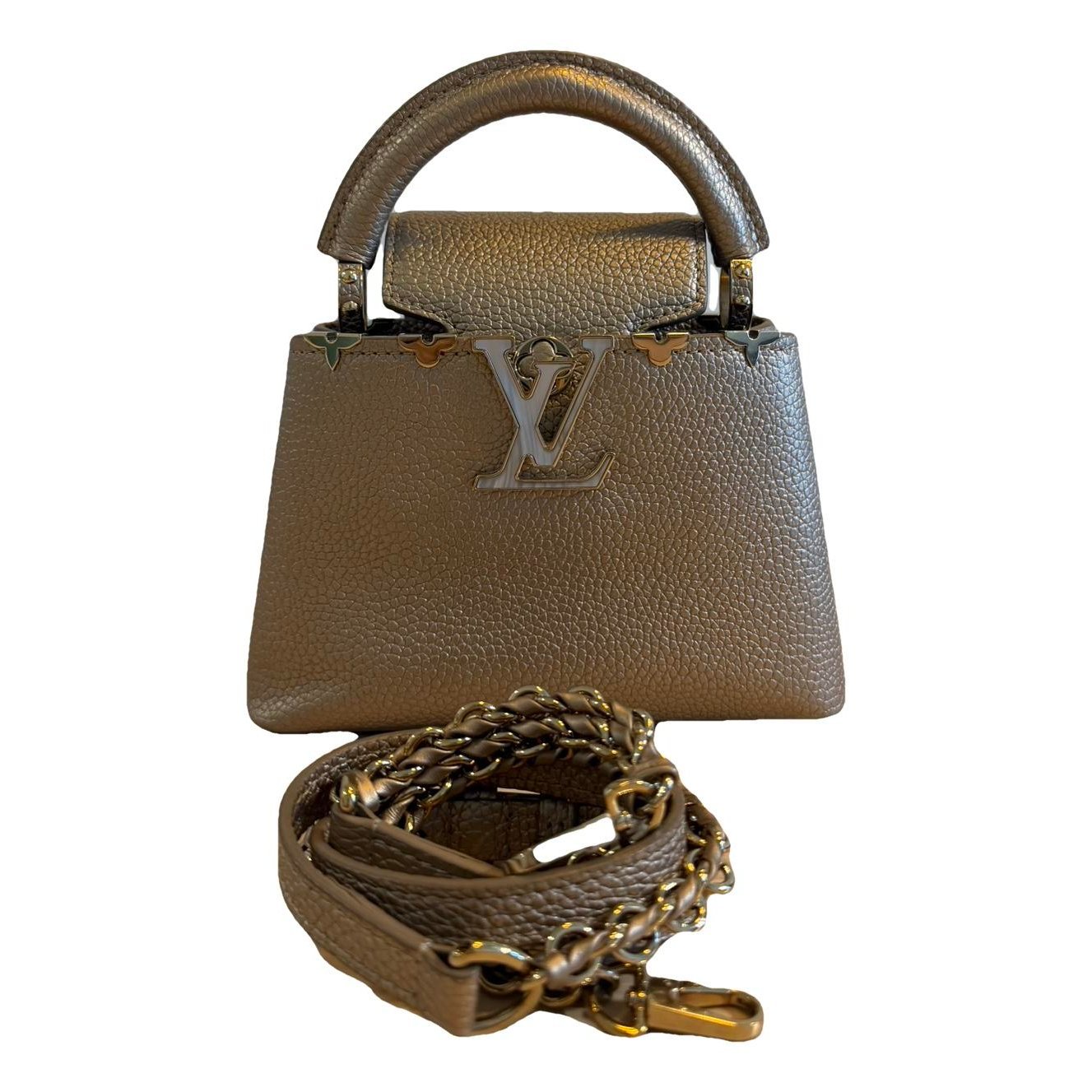 Capucines leather handbag