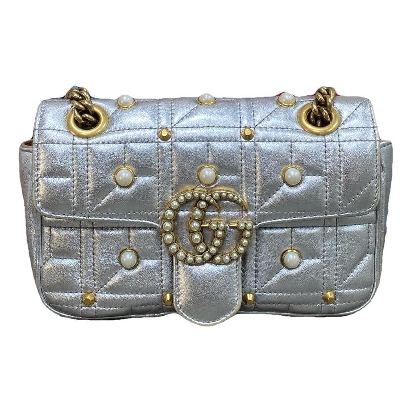 GG Marmont Flap leather handbag