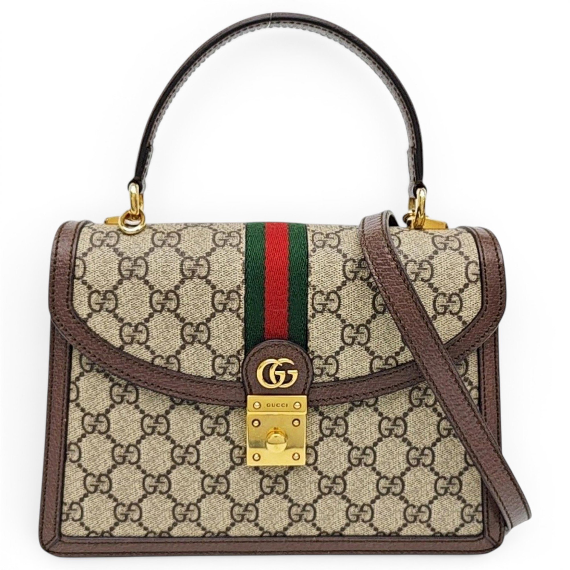 Ophidia leather handbag