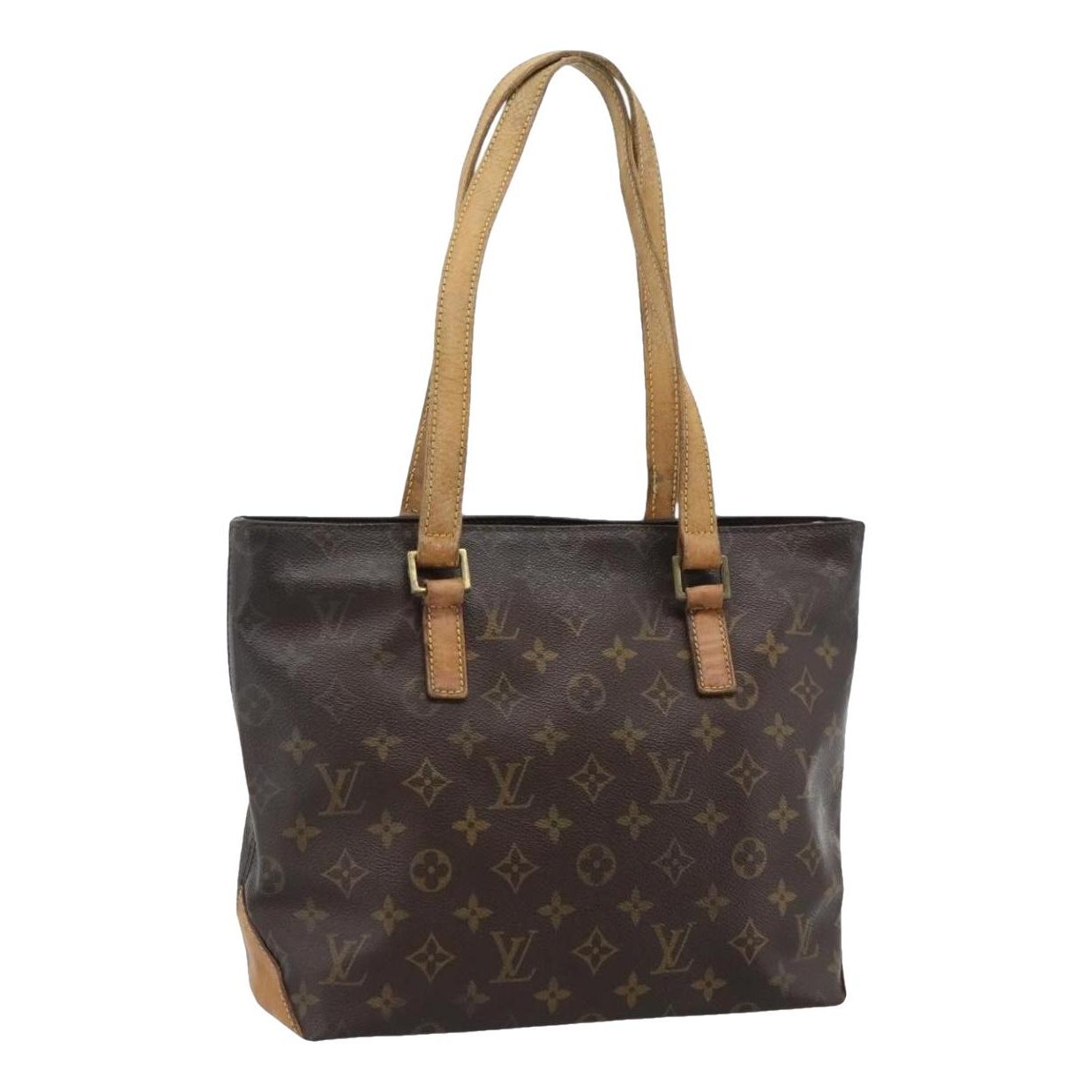 Piano leather tote
