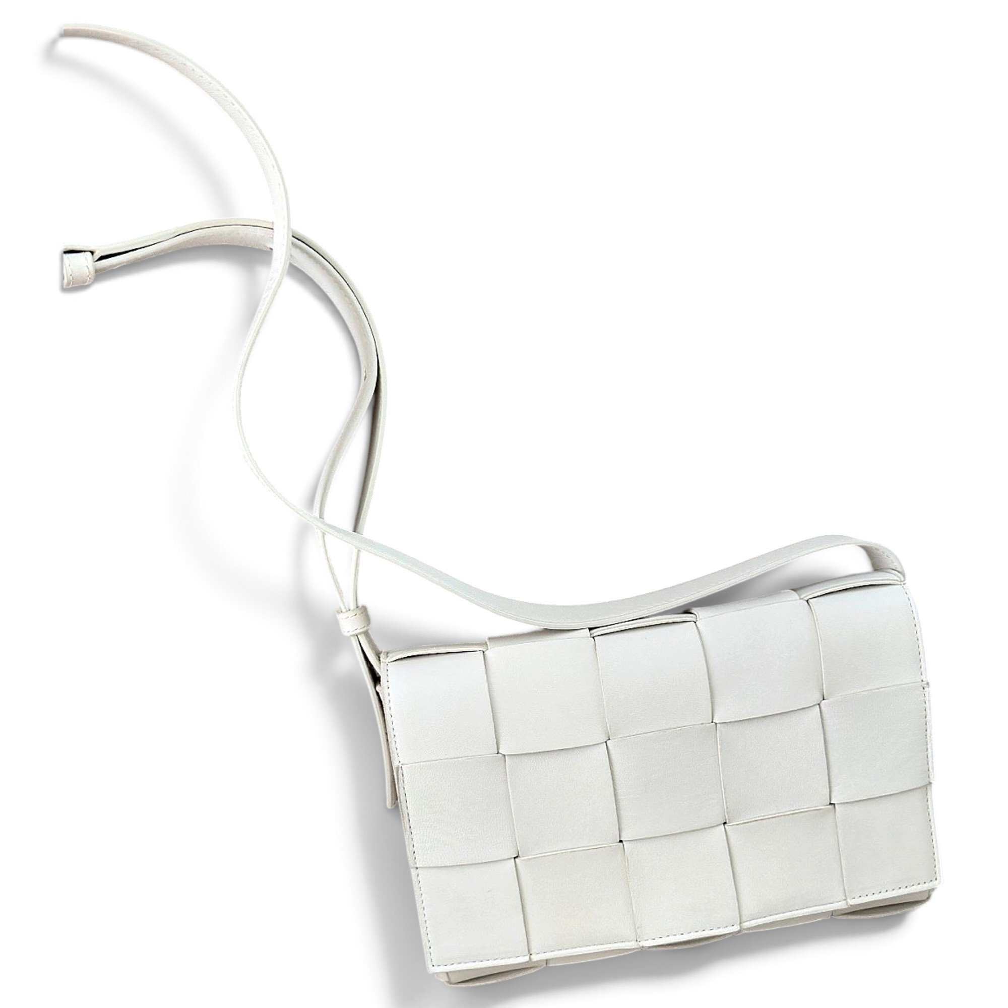 Cassette leather crossbody bag