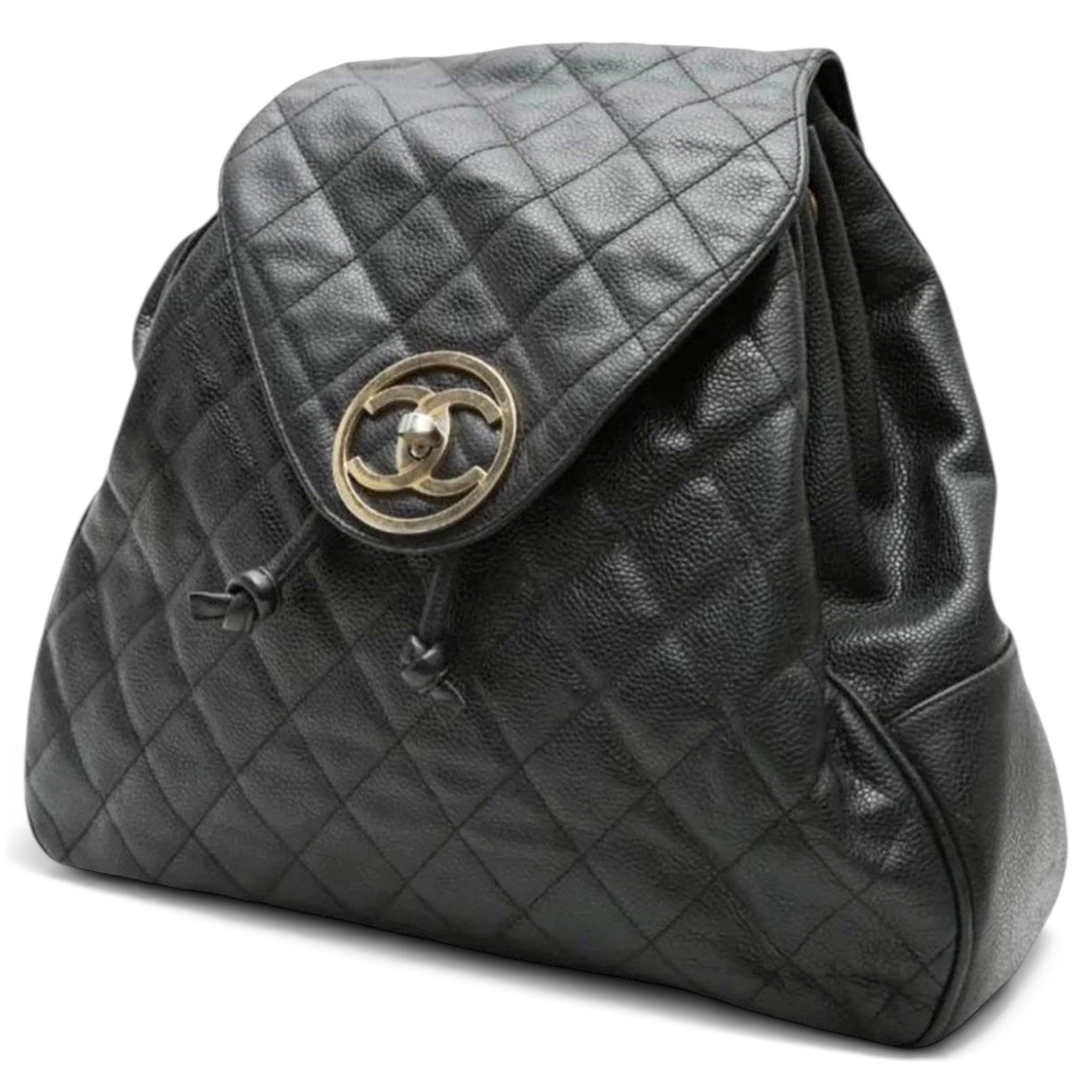 Leather backpack