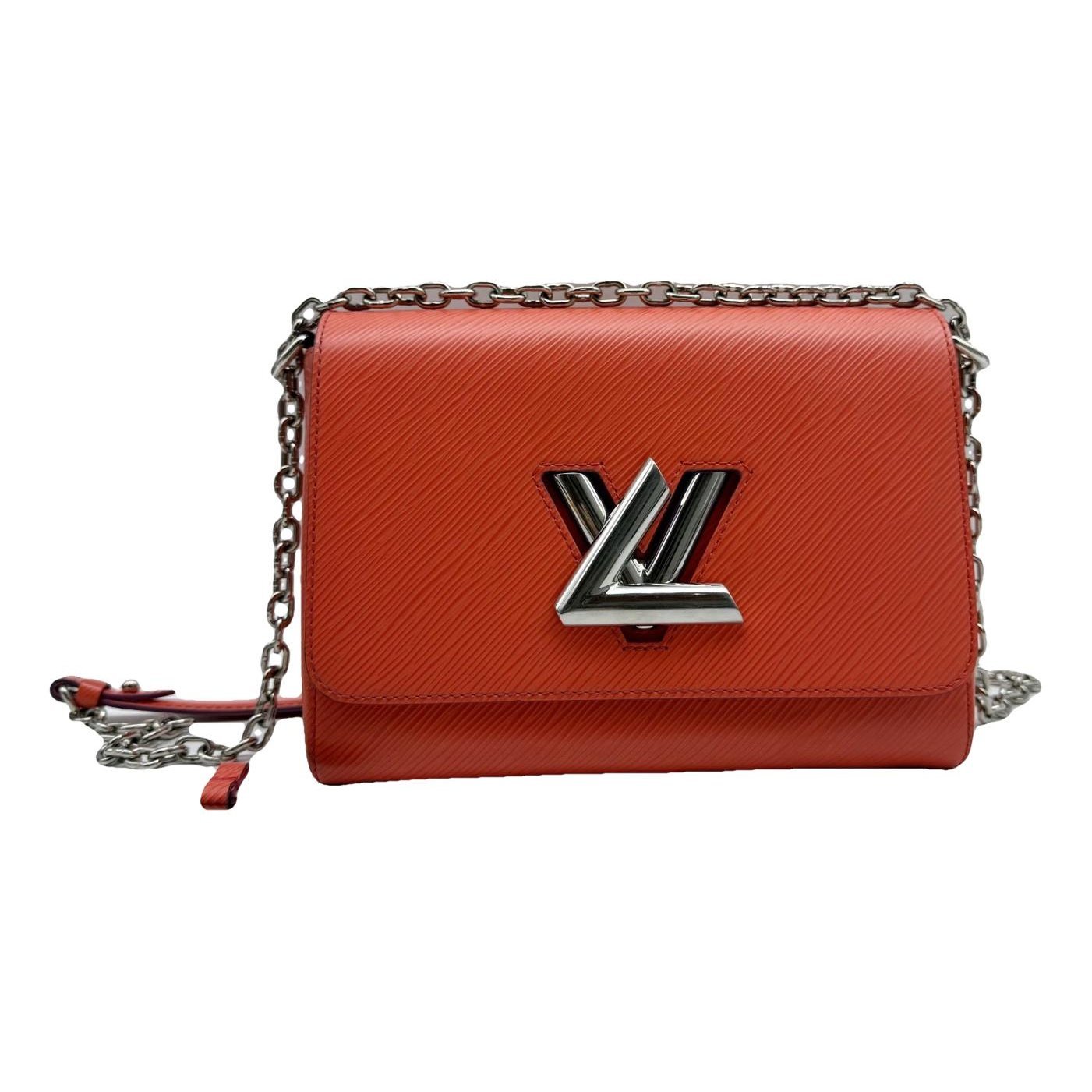 Twist leather handbag