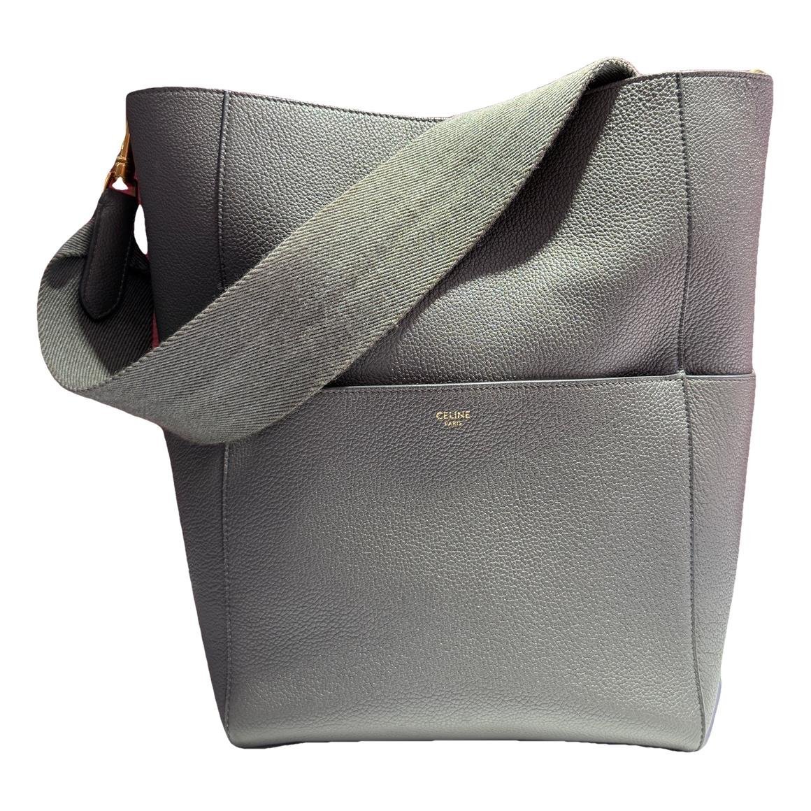Seau Sangle leather handbag