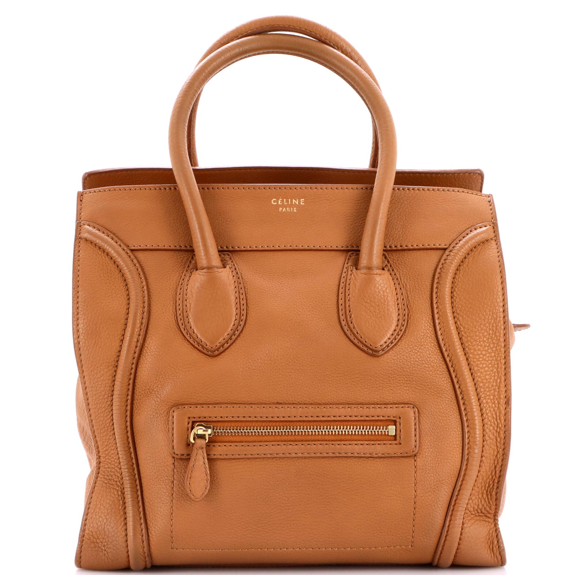 Luggage Bag Grainy Leather Mini