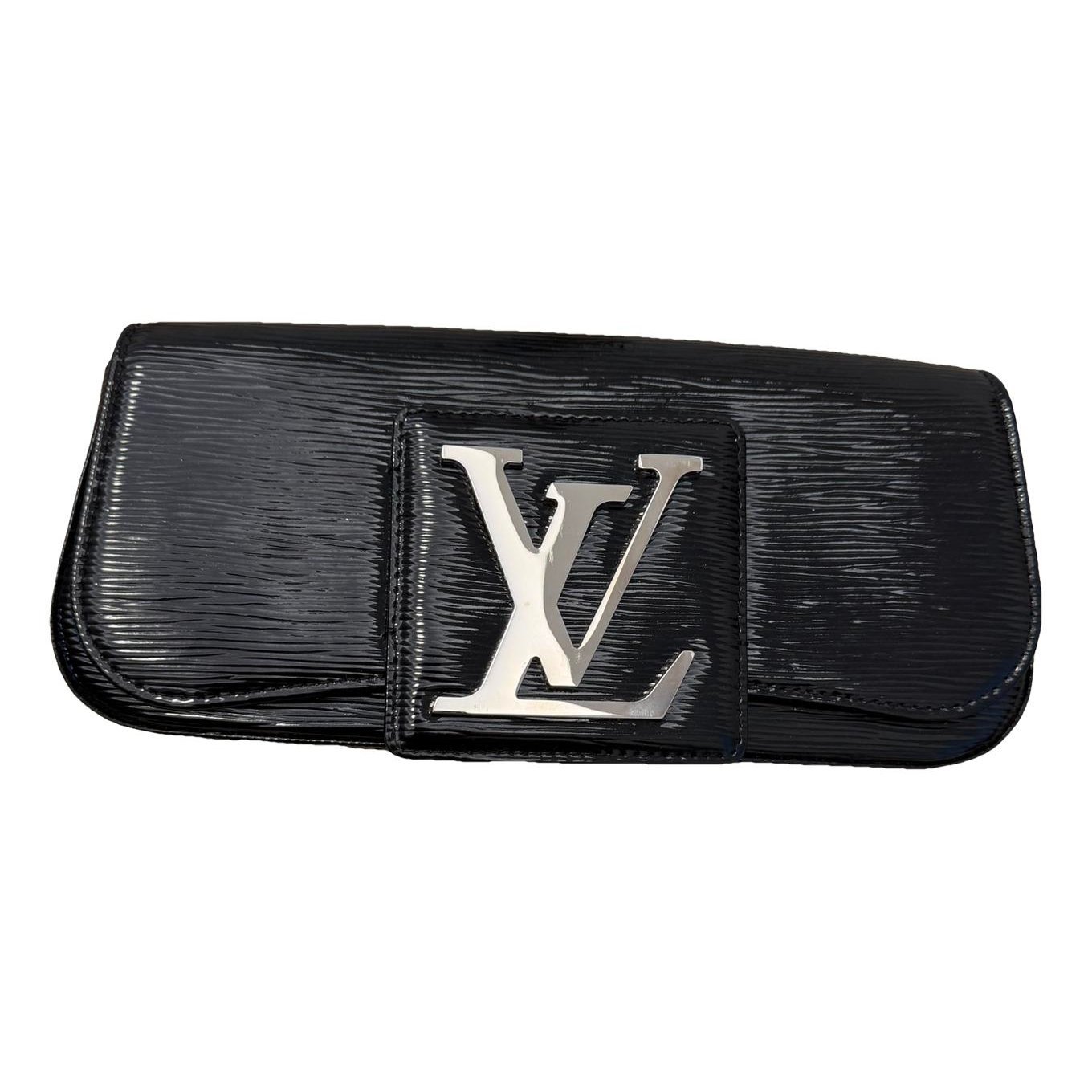 Patent leather clutch bag