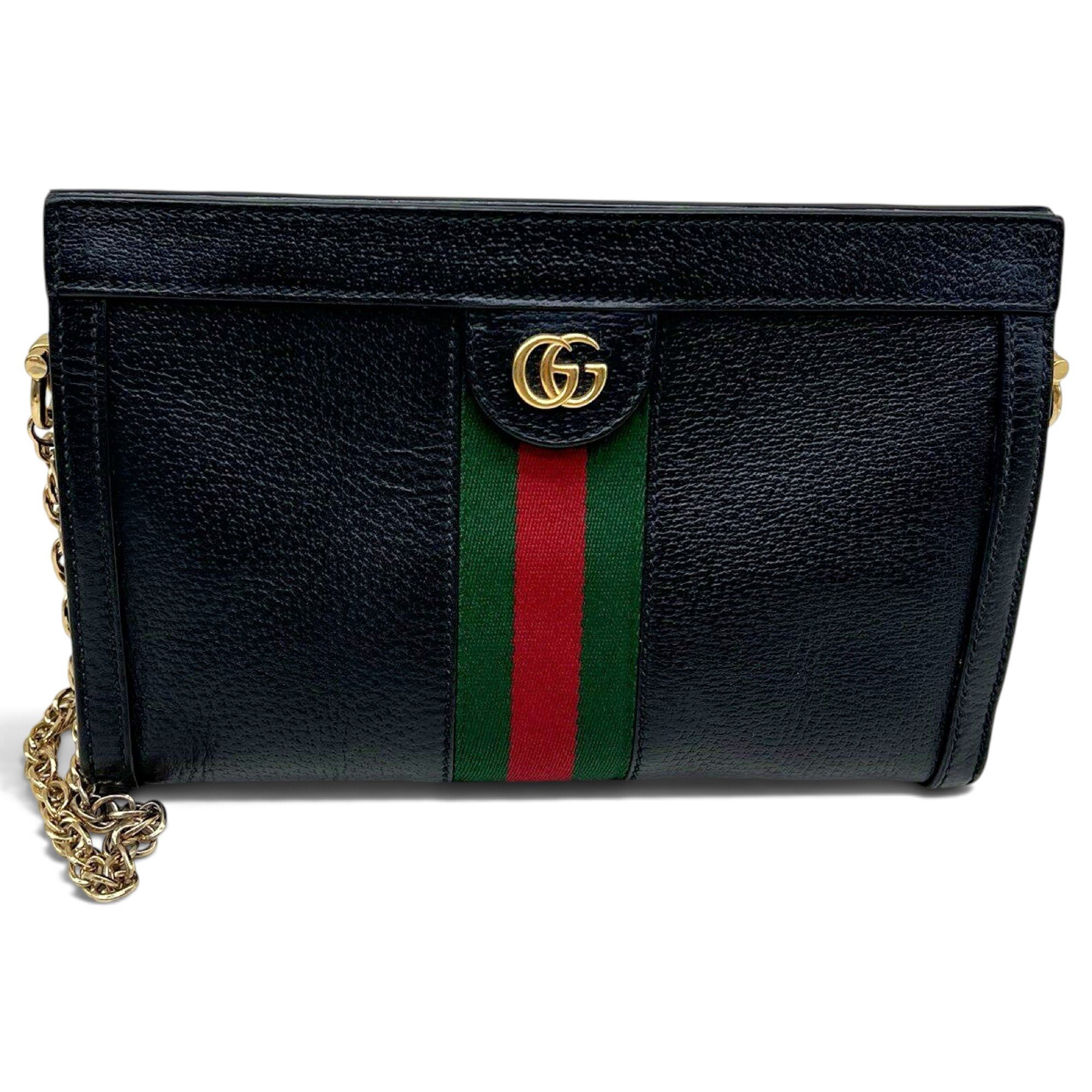 Ophidia Chain Wallet leather crossbody bag