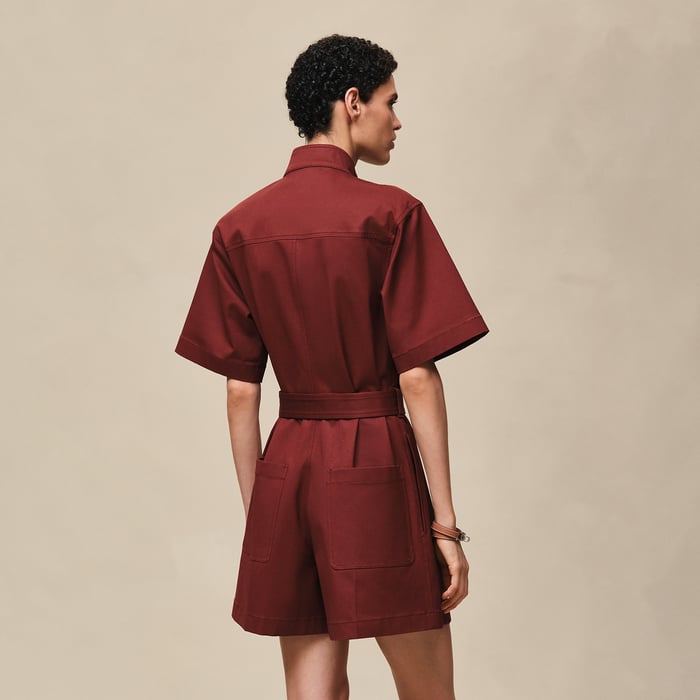 Rouge H Double Cotton Twill Jumpsuit