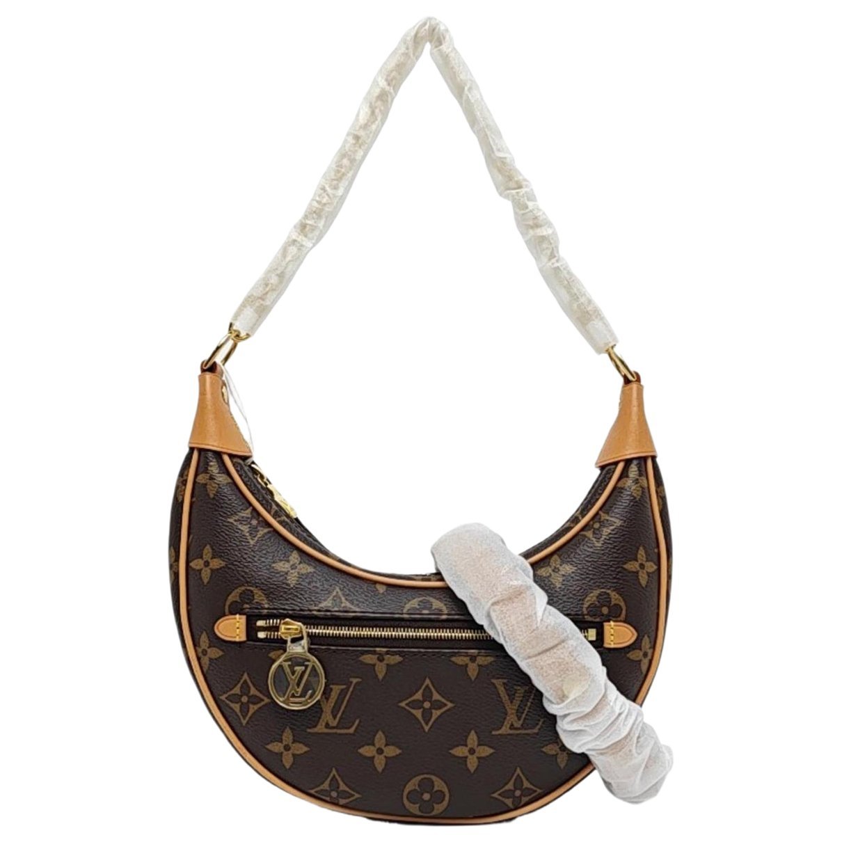 Loop leather crossbody bag