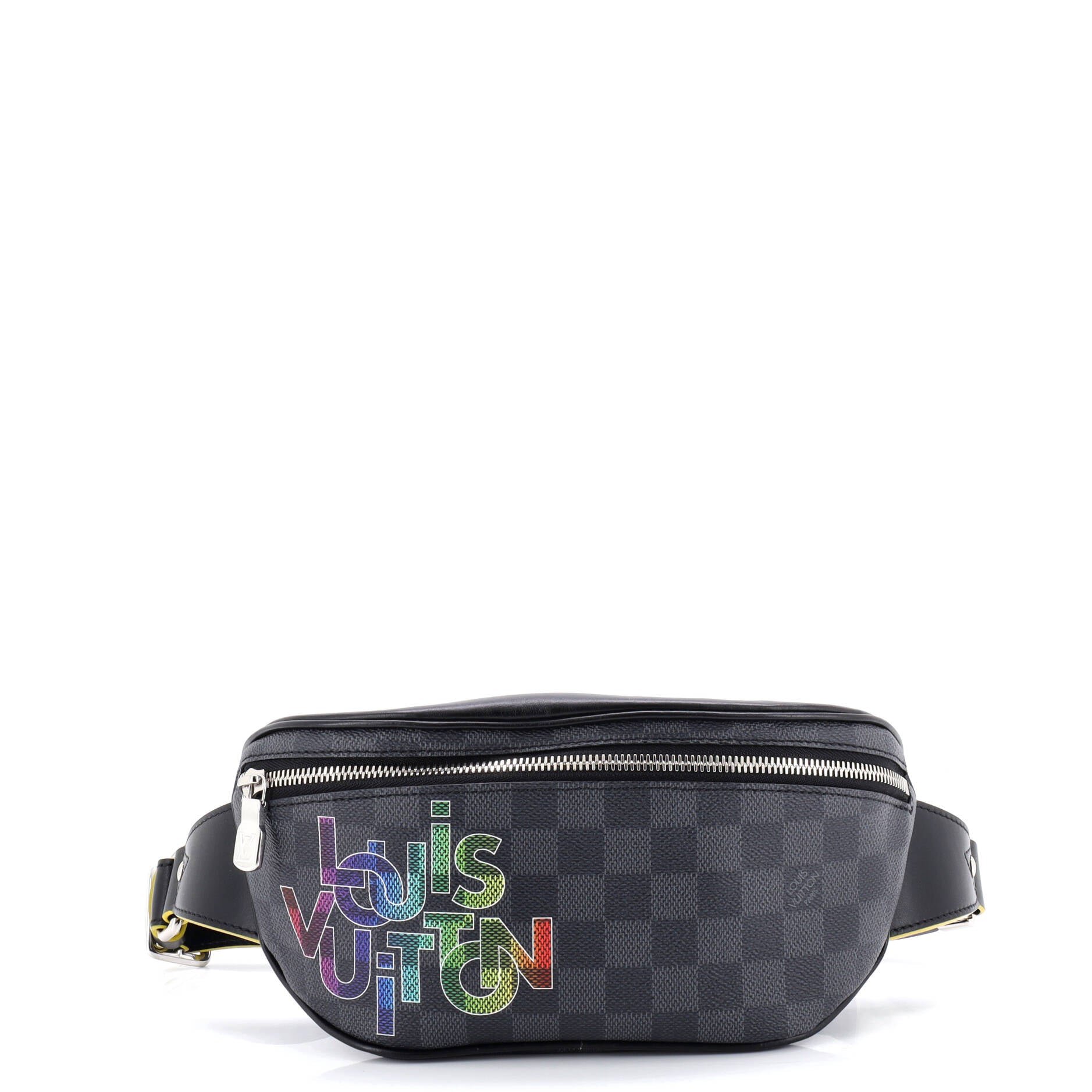 Louis Vuitton Campus Bumbag Limited Edition Interlinked Logo Damier Graphite