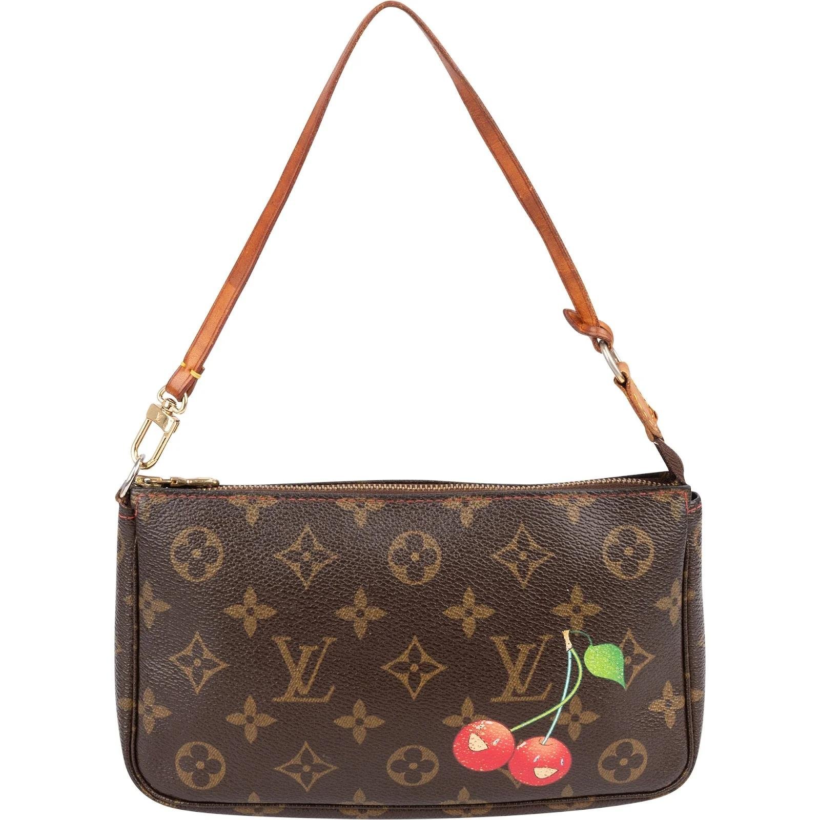 Pochette Accessoire leather handbag