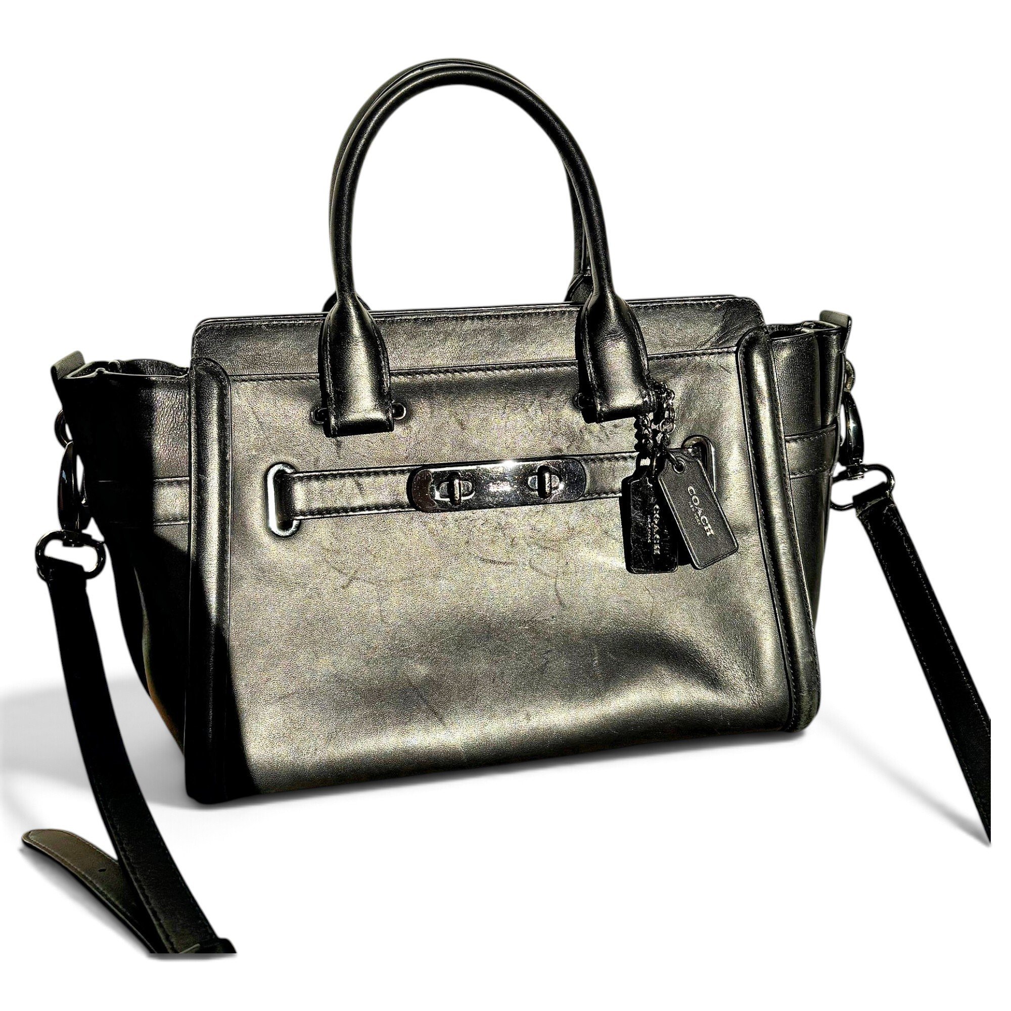 Leather crossbody bag