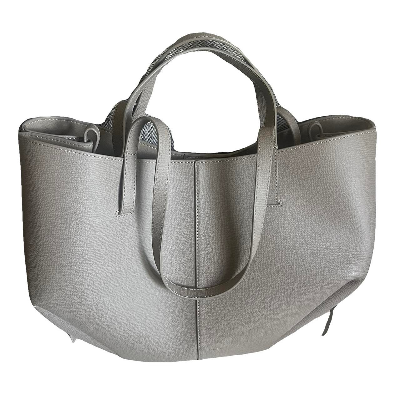 Leather tote