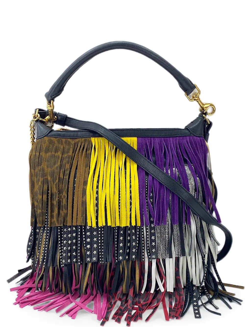 2015 Emmanuelle fringe shoulder bag