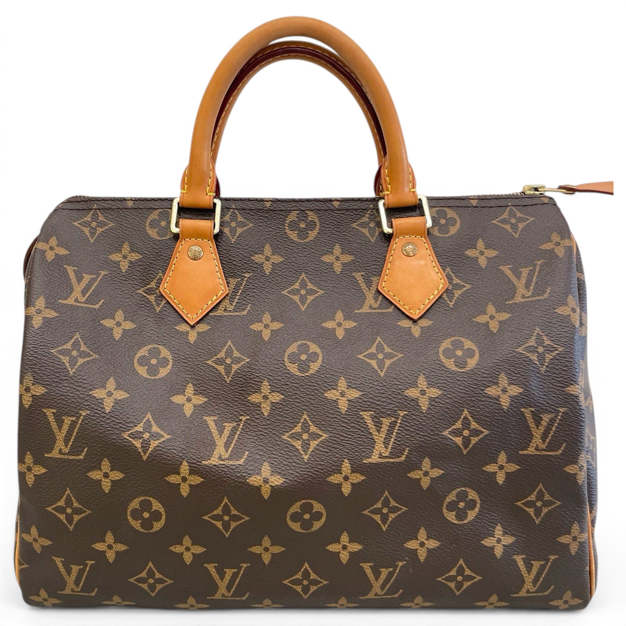 Speedy leather handbag