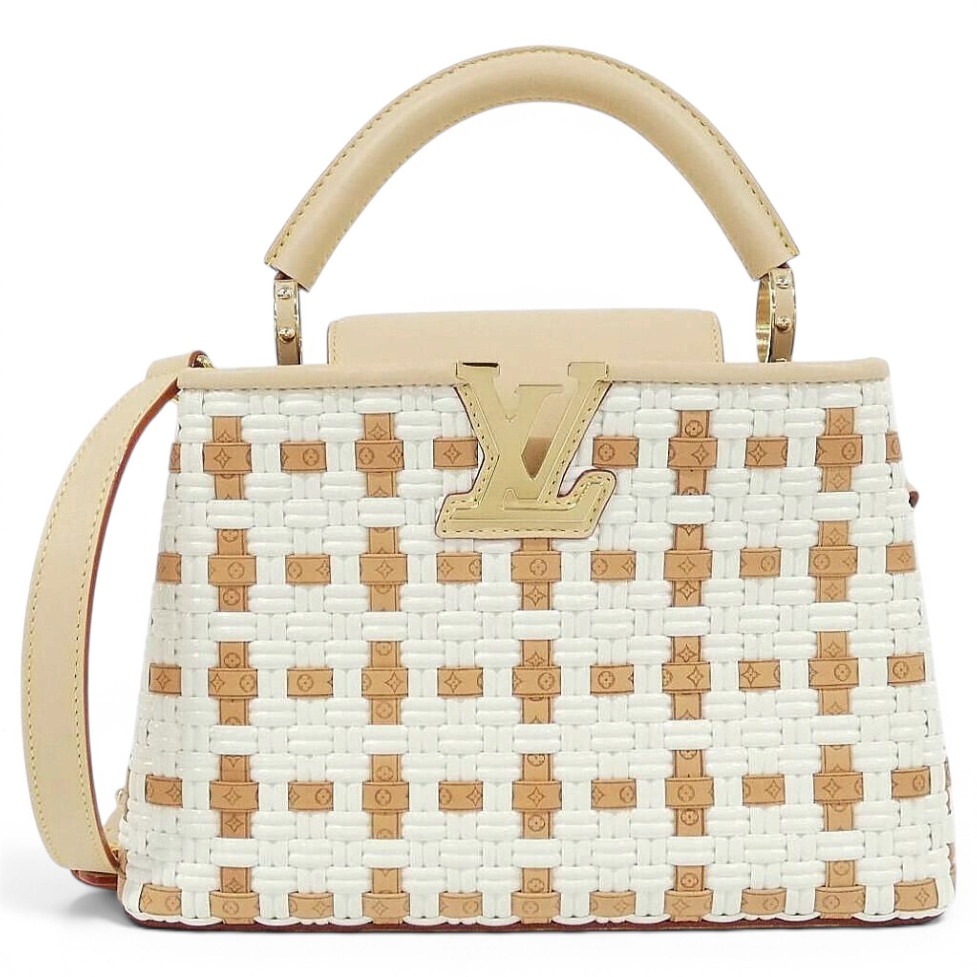 Capucines leather handbag