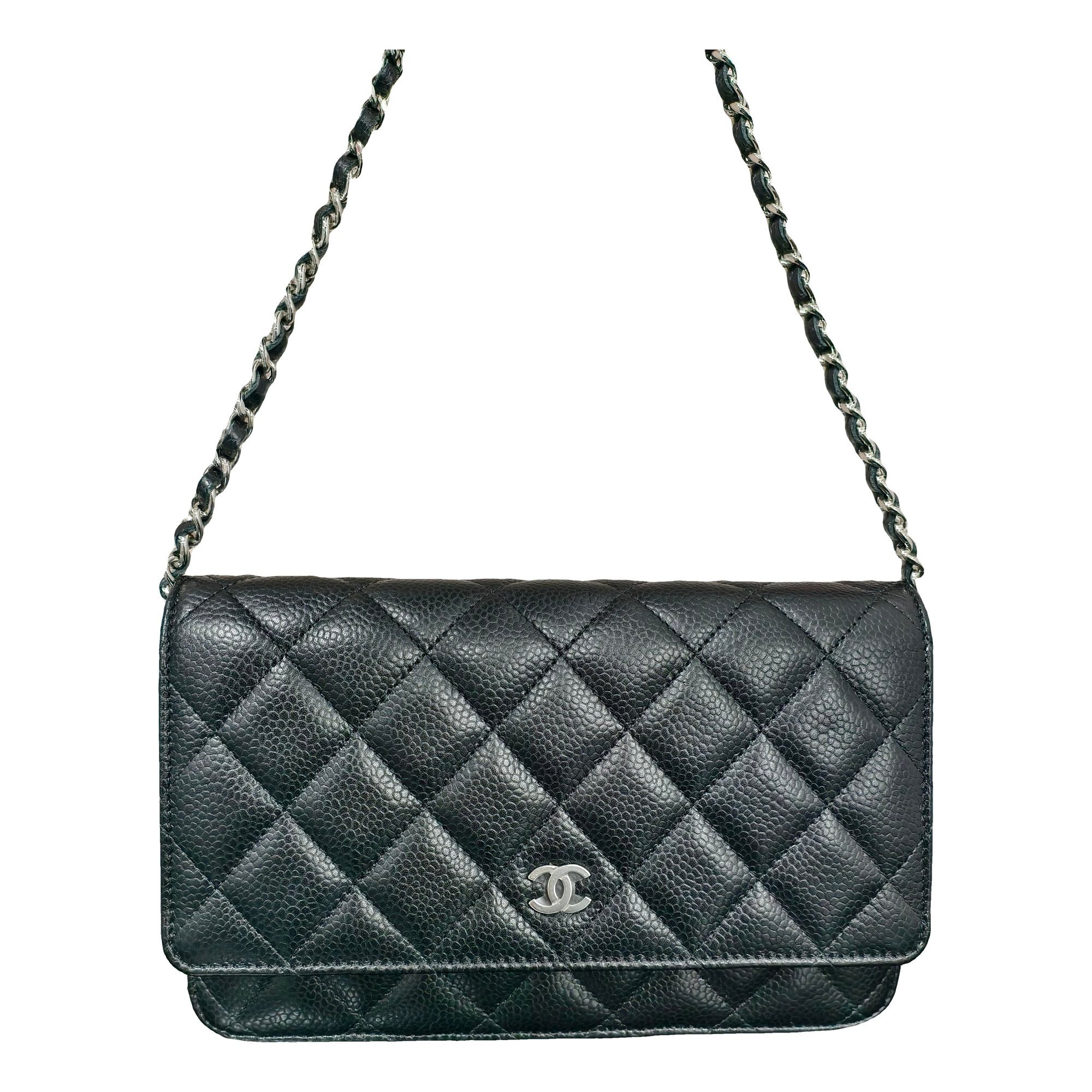 Wallet On Chain Timeless/Classique leather crossbody bag