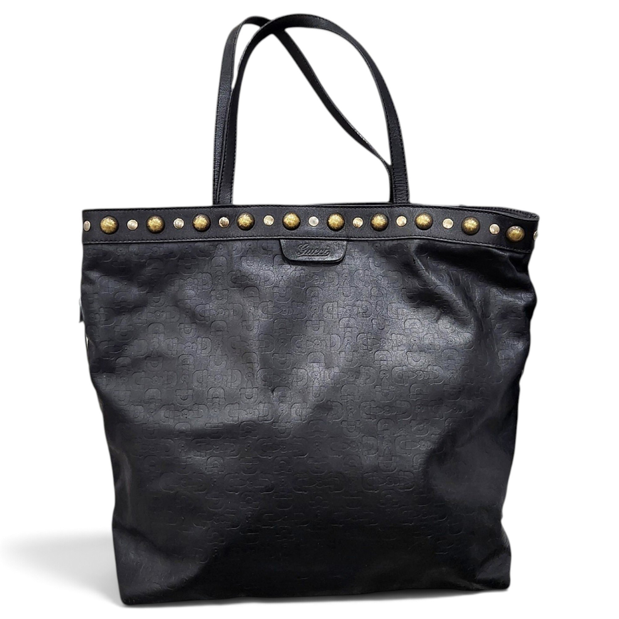 Leather tote