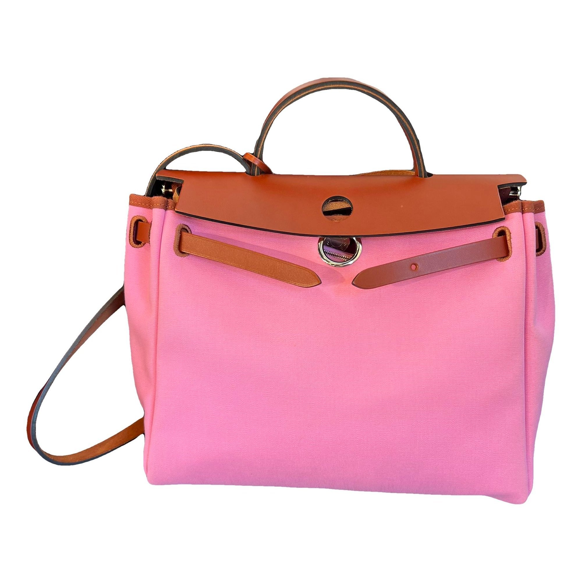 Hermes Herbag Handbag Toile Officier Canvas 2020