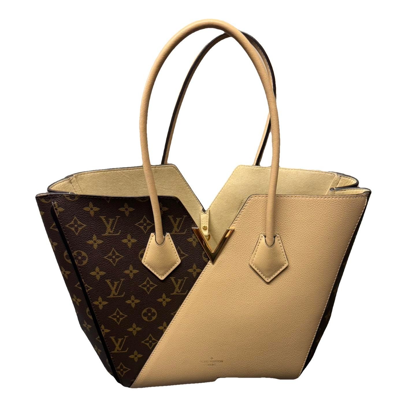 Kimono leather handbag