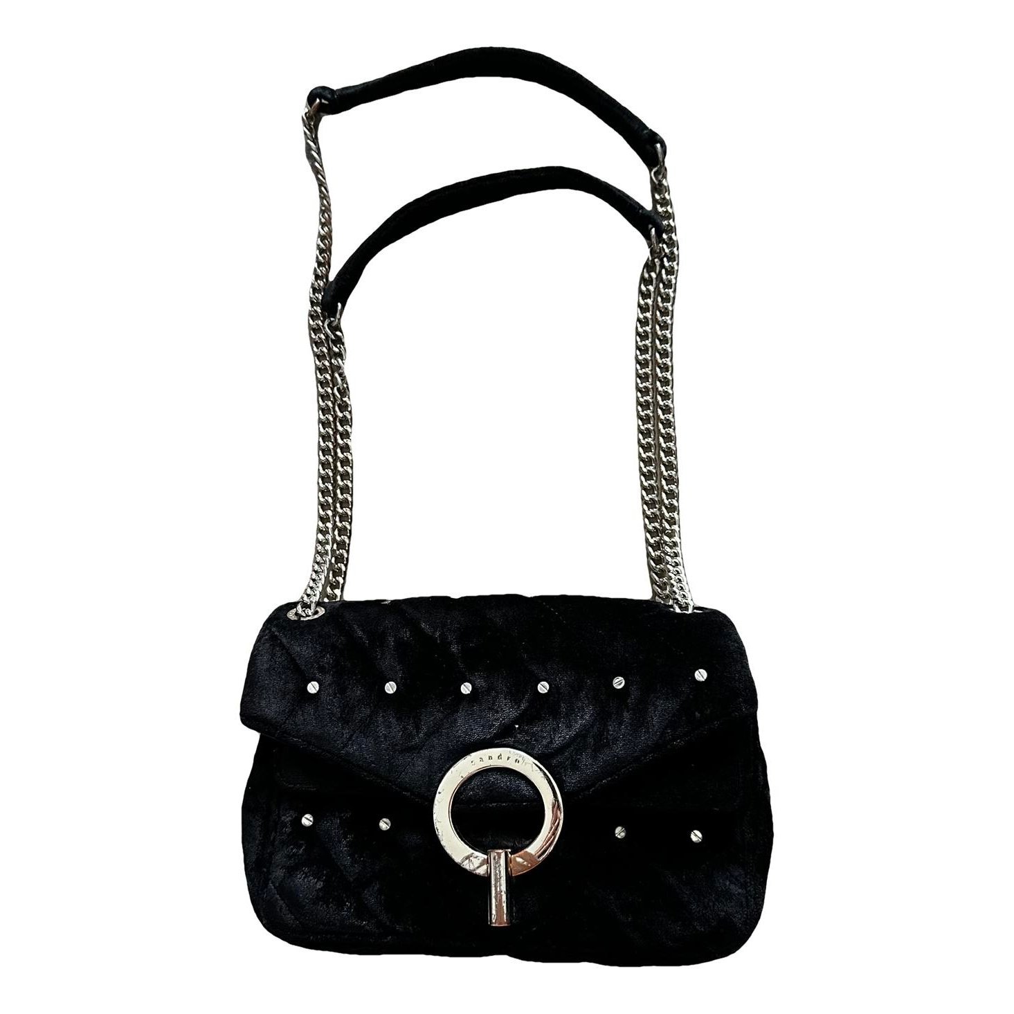 Yza velvet crossbody bag