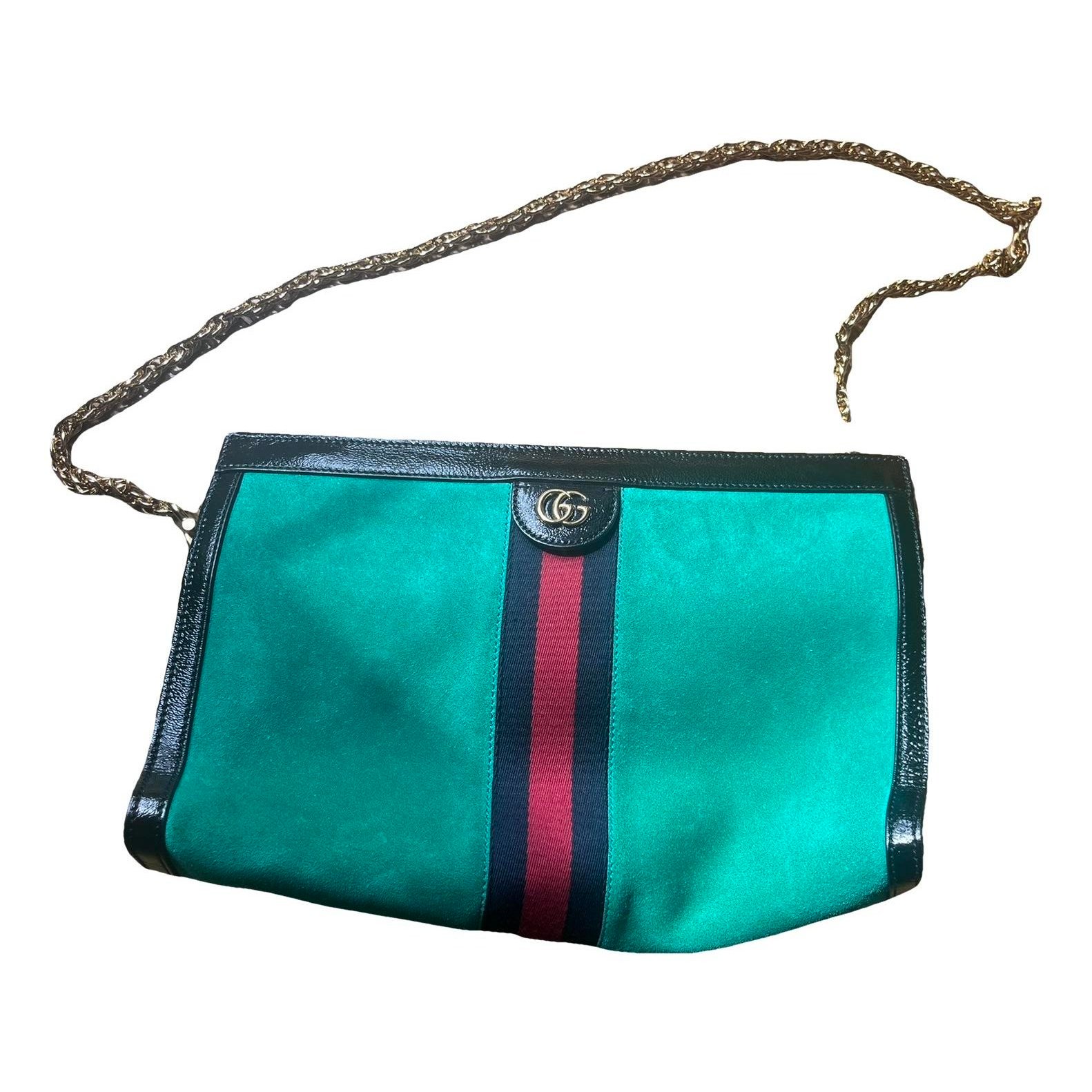 Ophidia Chain velvet handbag