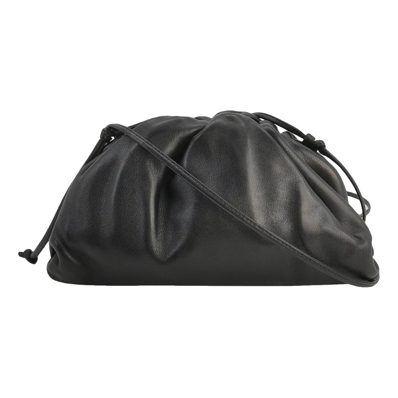 Pouch leather crossbody bag