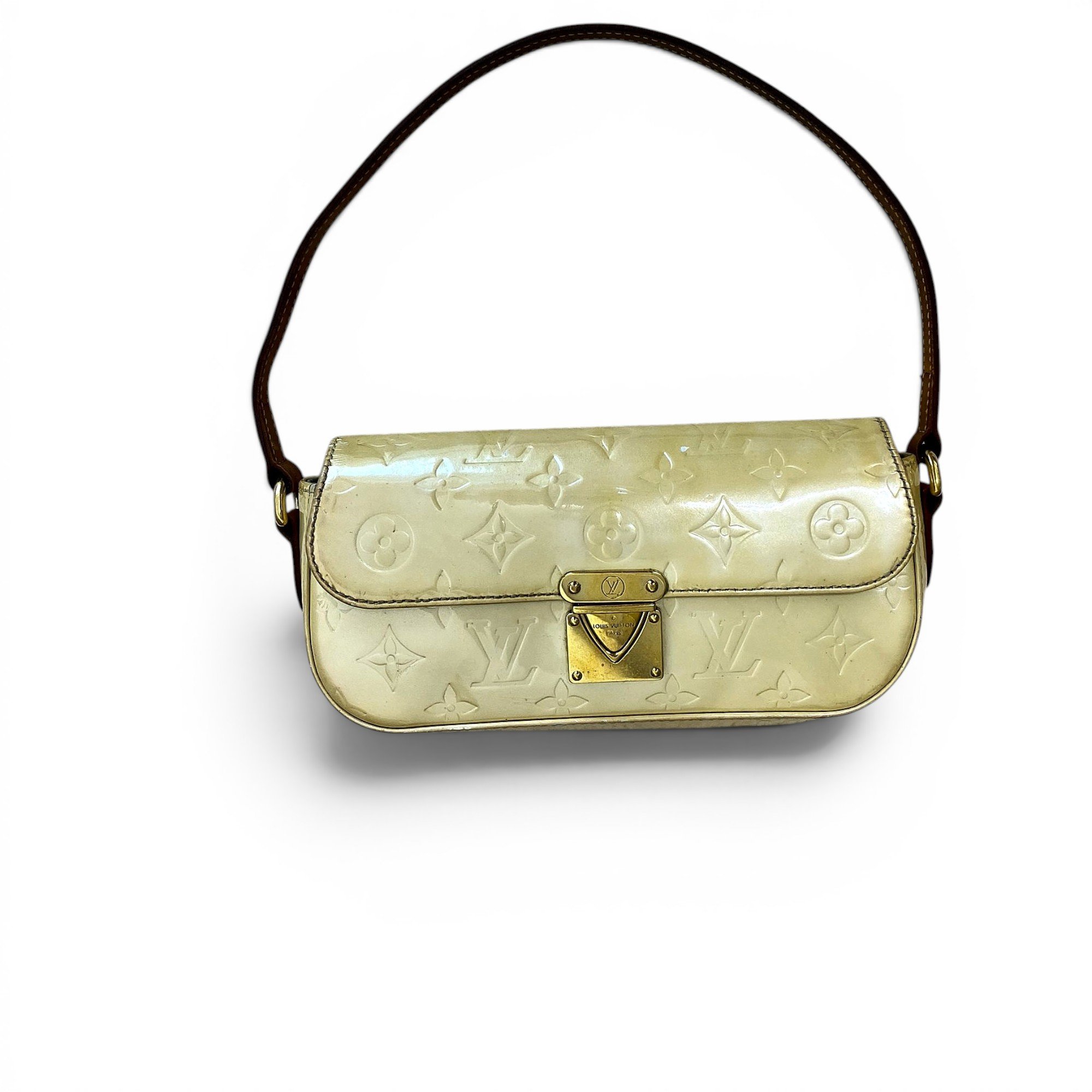 Malibu Street patent leather handbag