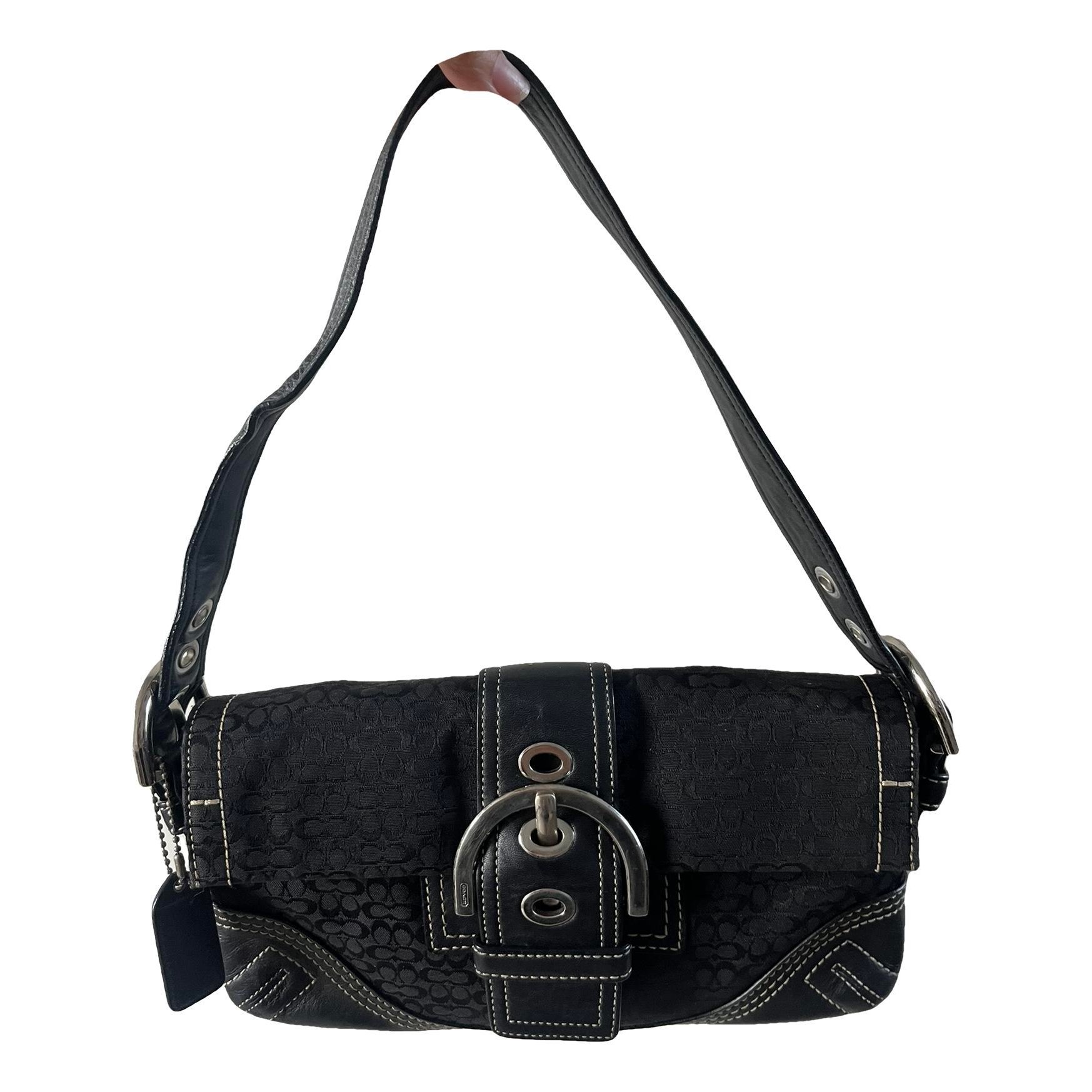 Signature Sufflette leather handbag