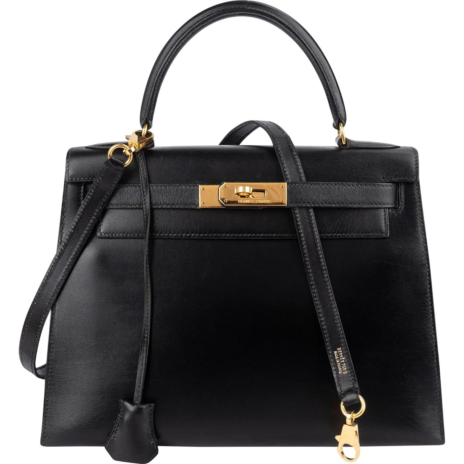 Kelly 28 leather handbag