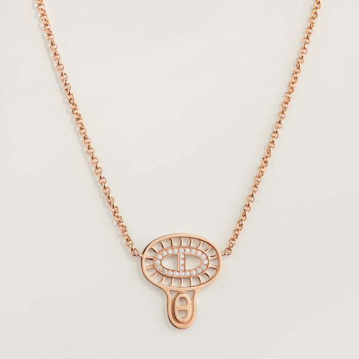 Sans Coloris Chaine d'Ancre Divine Pendant, Small Model