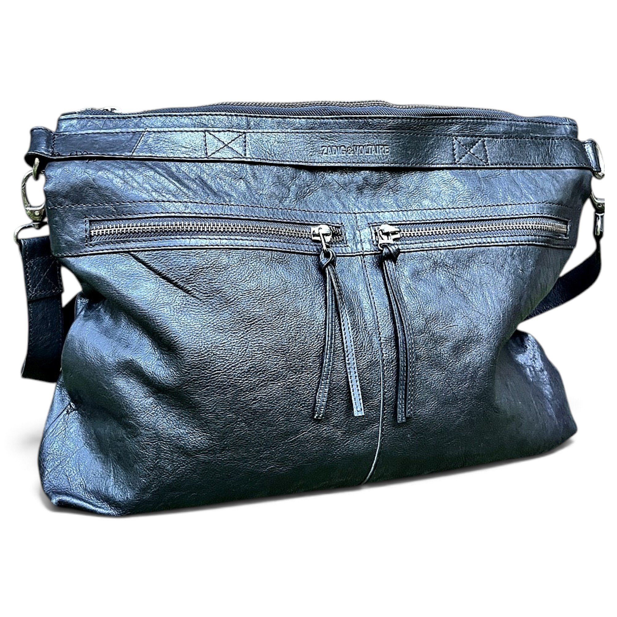 Leather crossbody bag