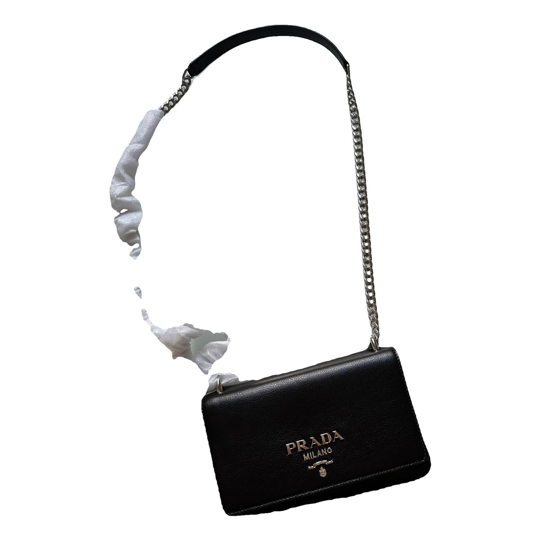 Diagramme leather handbag