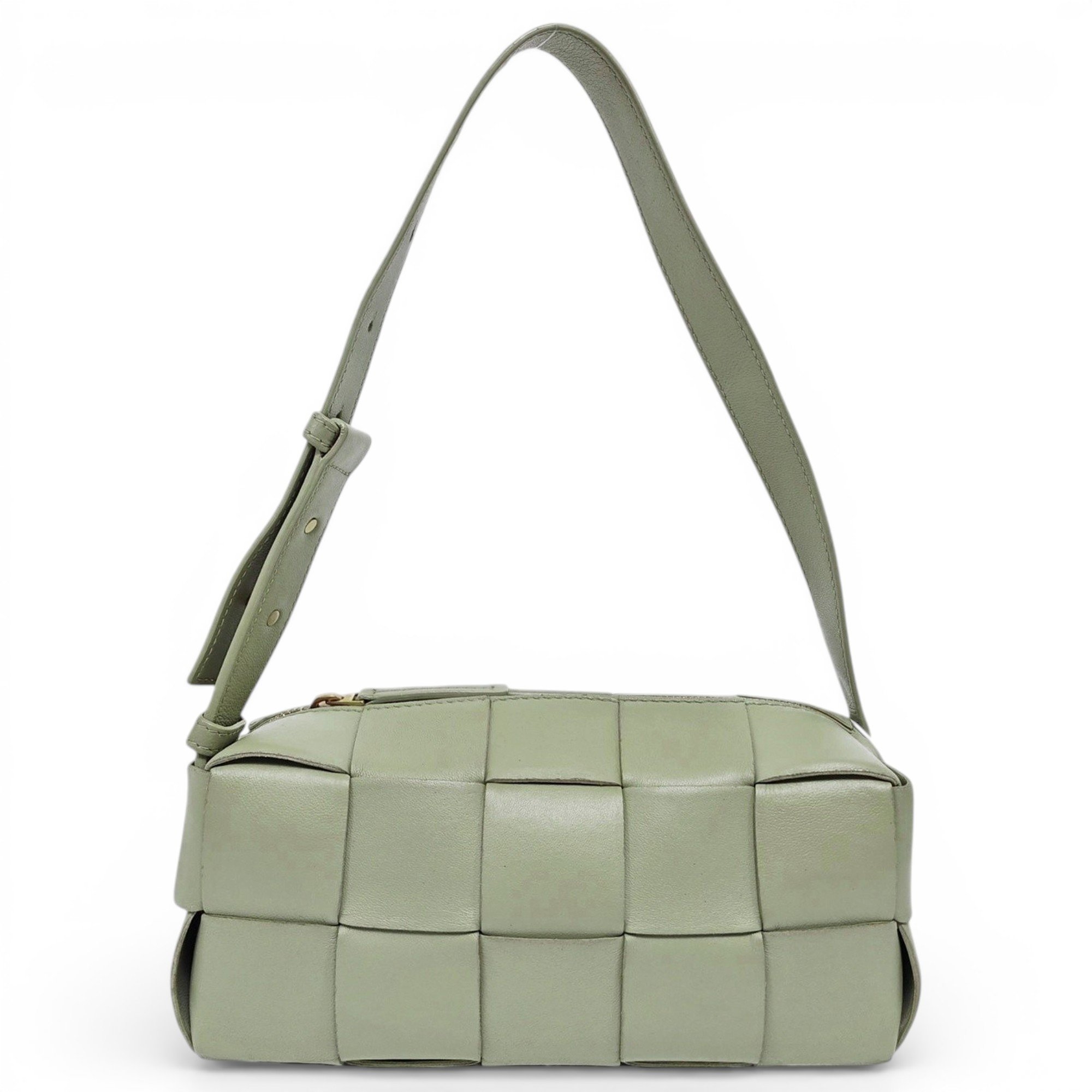 Brick Cassette leather handbag